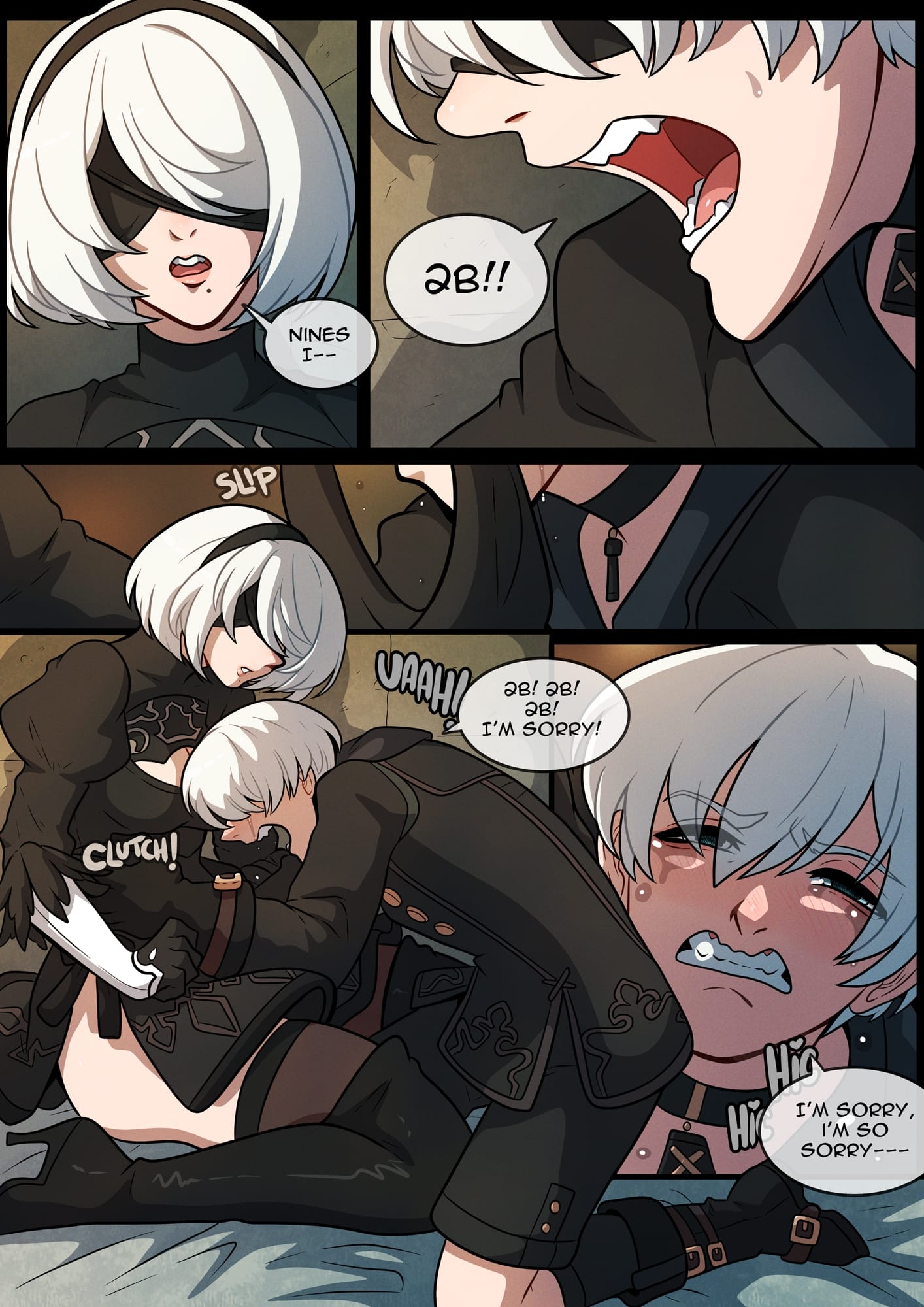 Happily Ever [A]fter (Nier: Automata) [Kinkymation] 1 . Happily Ever [A]fter - Chapter 1 (Nier: Automata) [Kinkymation] – page 5