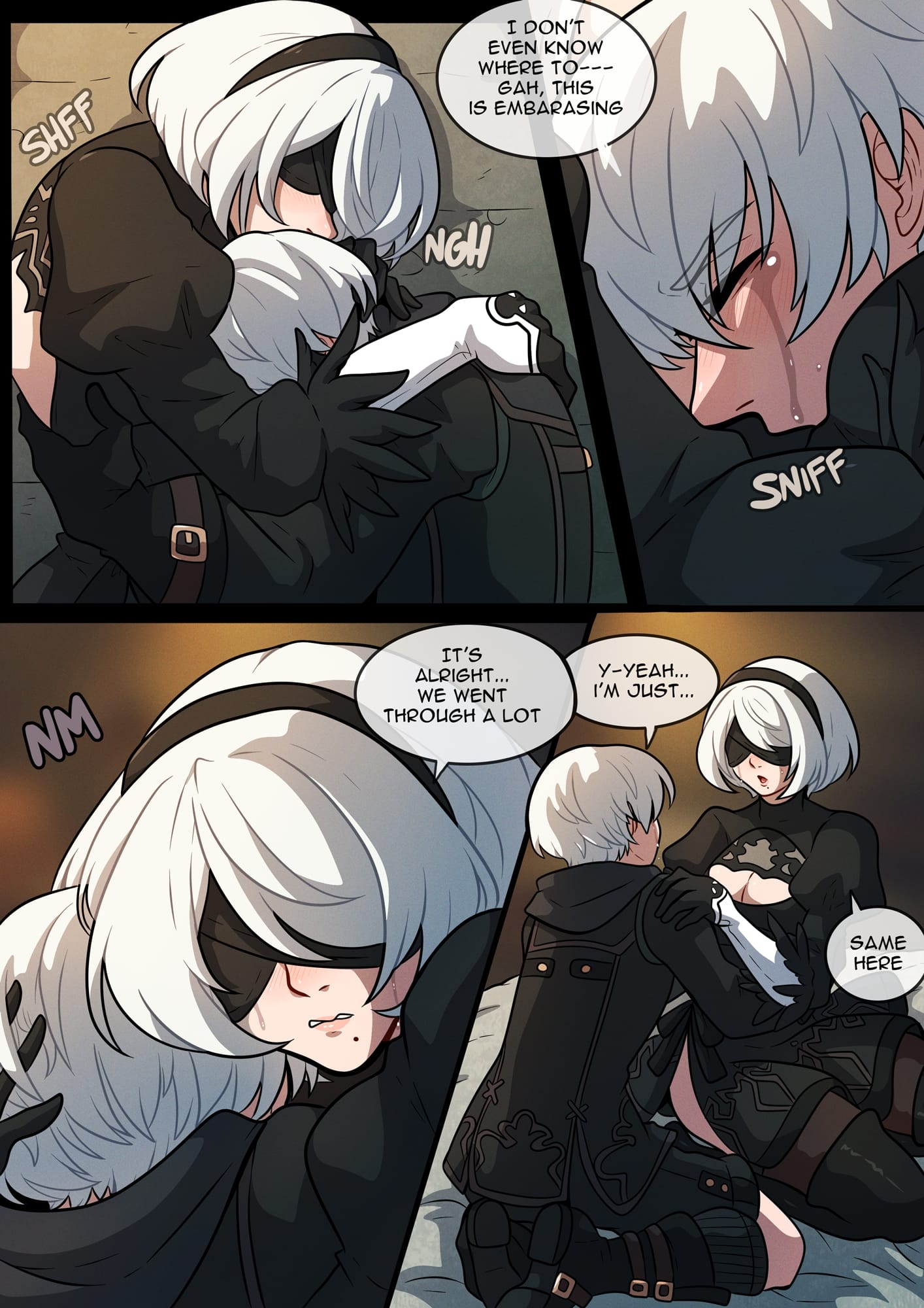 Happily Ever [A]fter (Nier: Automata) [Kinkymation] 1 . Happily Ever [A]fter - Chapter 1 (Nier: Automata) [Kinkymation] – page 6