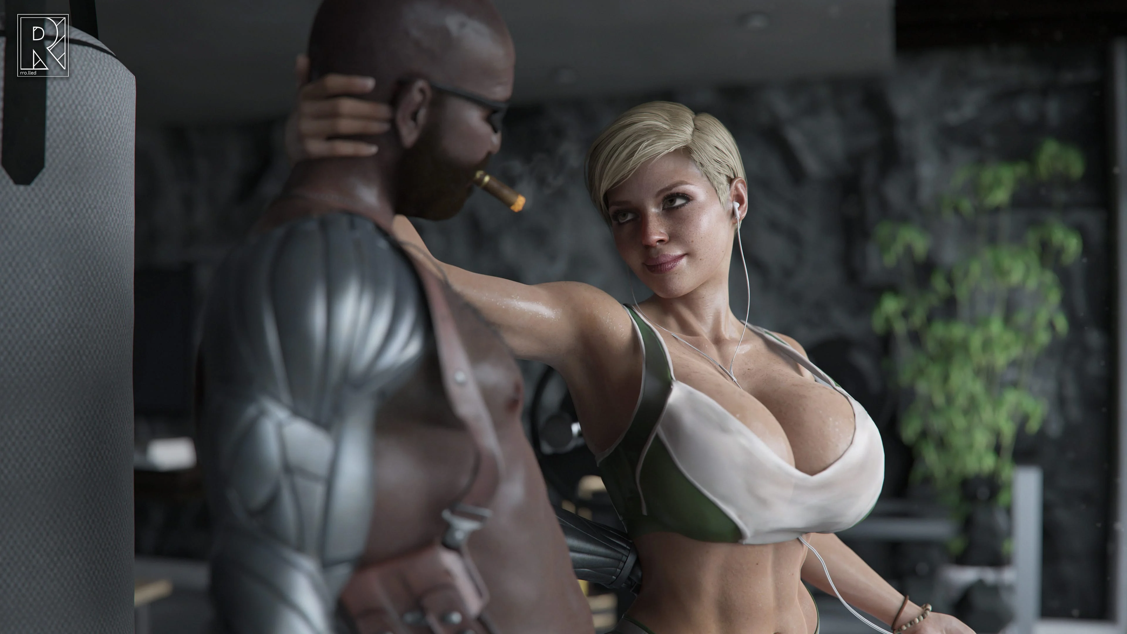 Cassie’s New Workout (Mortal Kombat) [Rro.lled] 1.5 . Cassie's New Workout - Textless - Chapter 1 (Mortal Kombat) [Rro.lled] – page 7