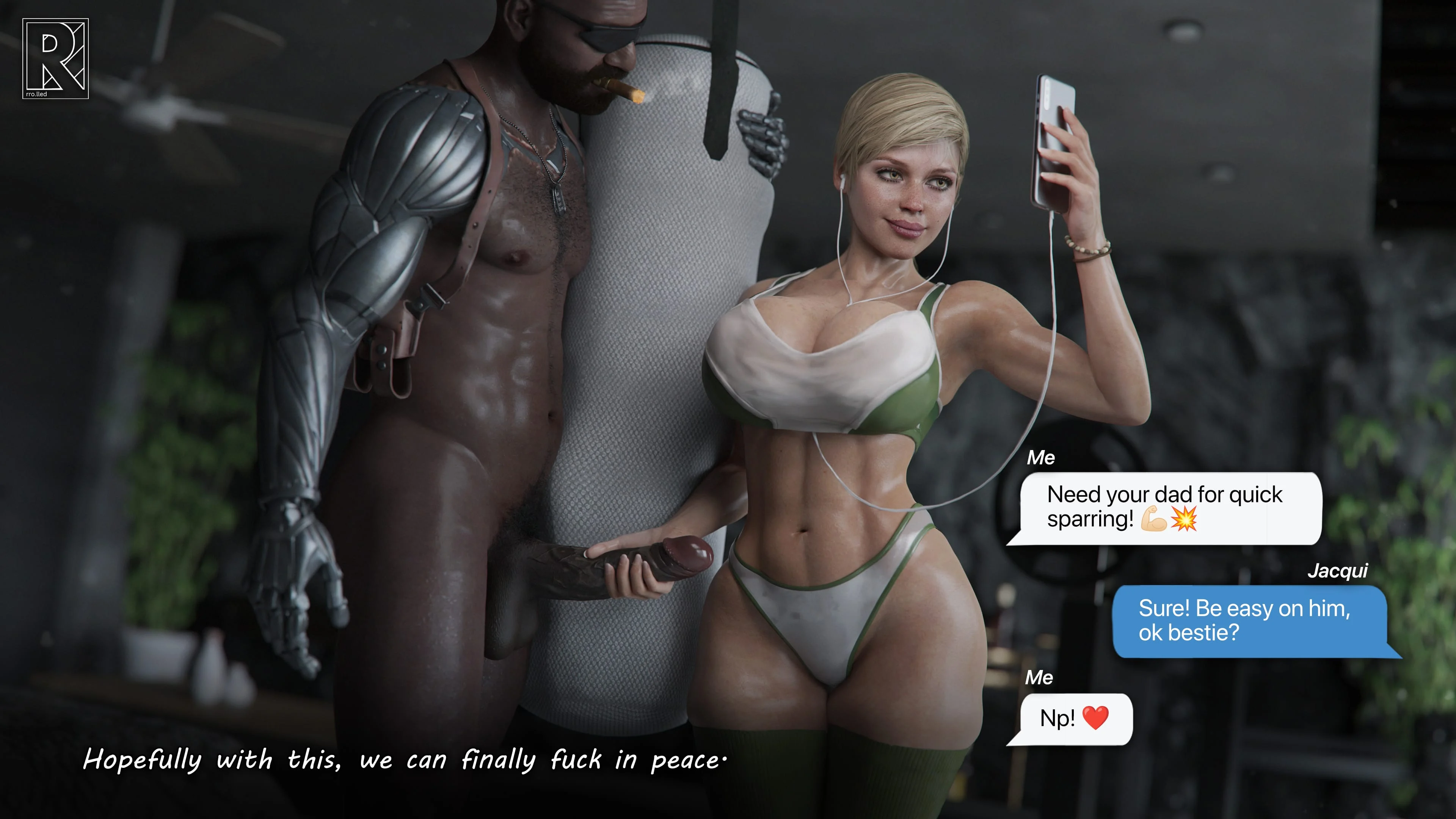 Cassie’s New Workout (Mortal Kombat) [Rro.lled] 1 . Cassie's New Workout - Chapter 1 (Mortal Kombat) [Rro.lled] – page 9