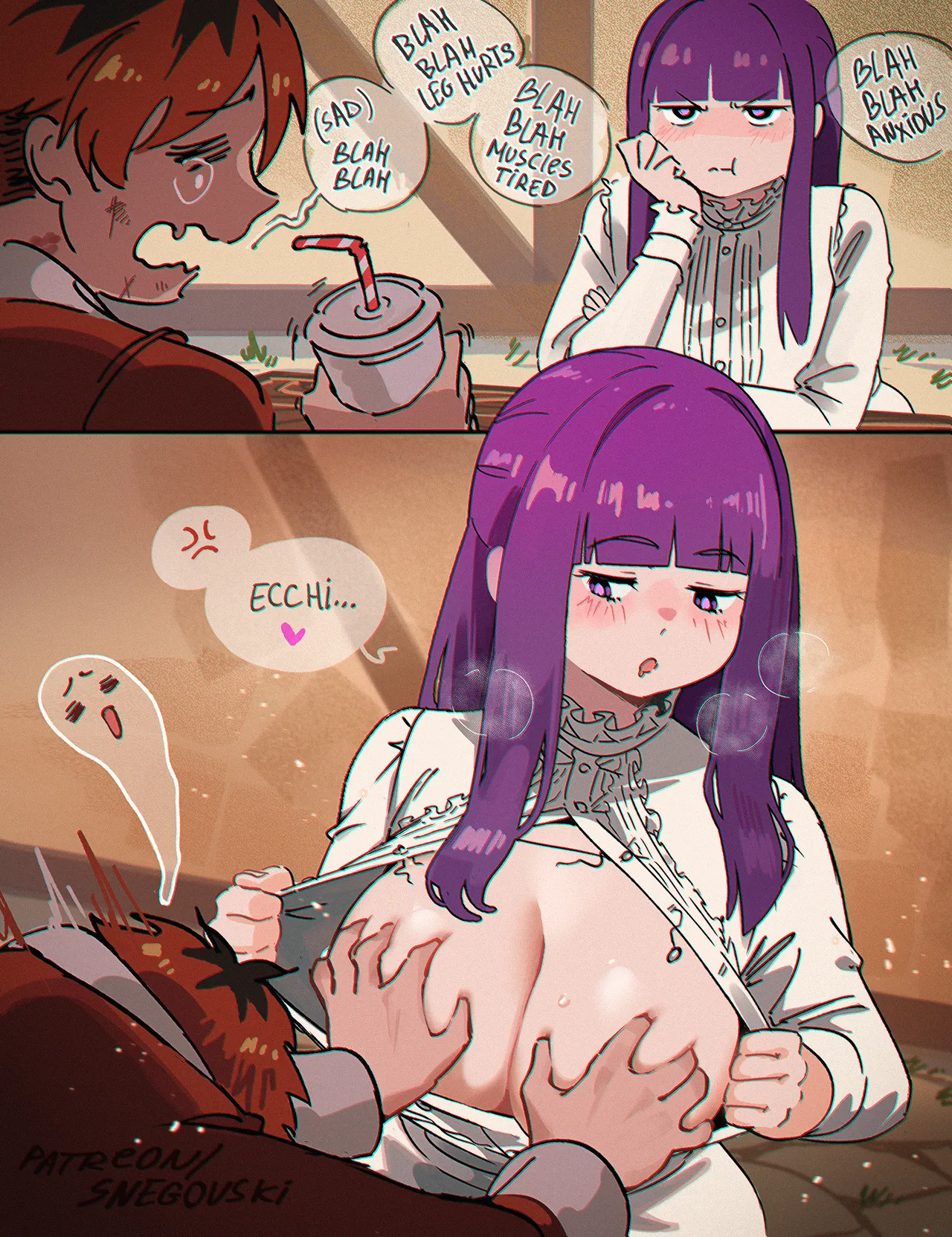 Fern the Supportive Girlfriend (Frieren: Beyond Journey's End) [Snegovski] Chapter 1 – page 3