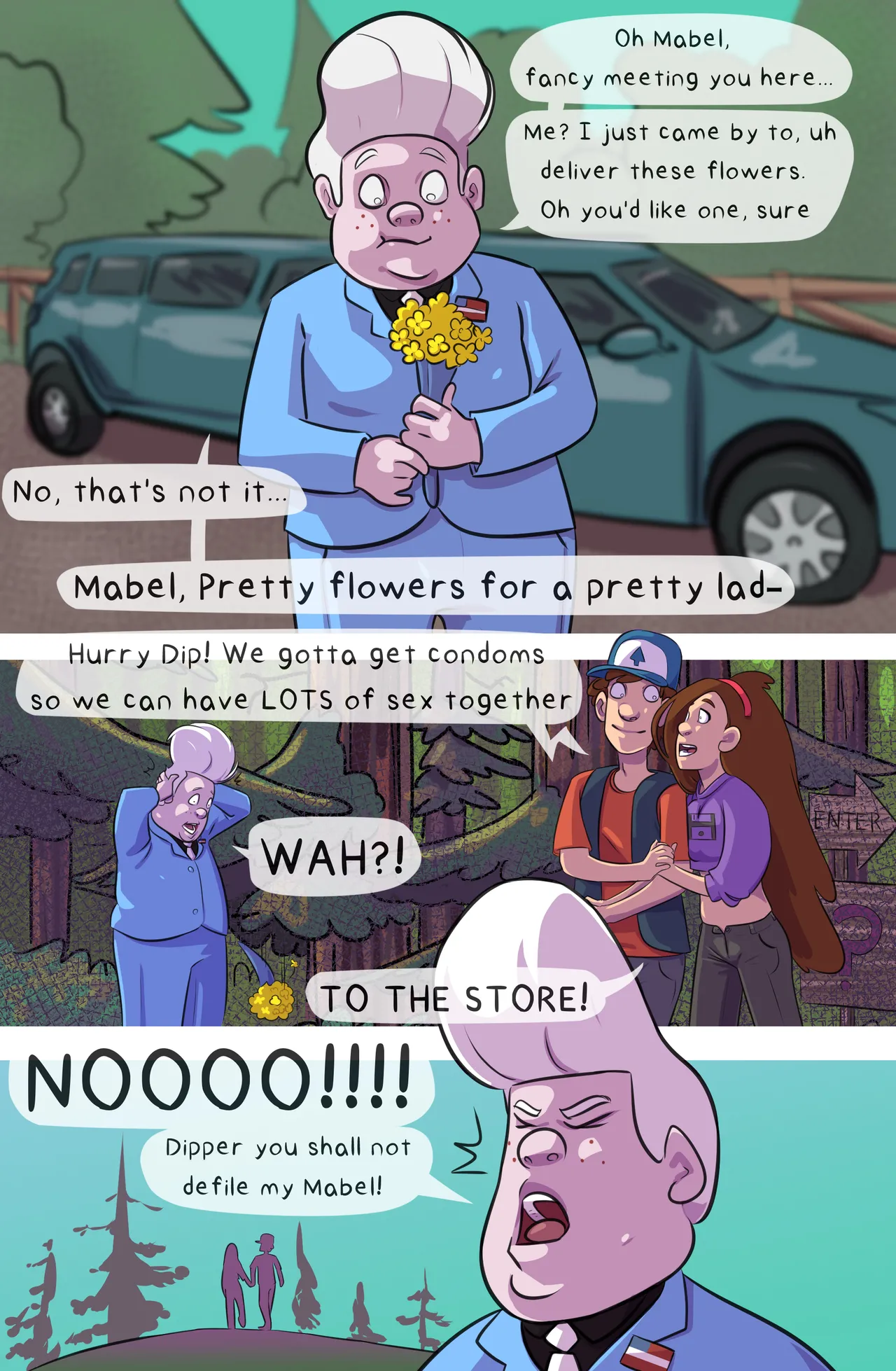 Gravity Falls Porn Parody (Yellowgerbil) Chapter 3 – page 3