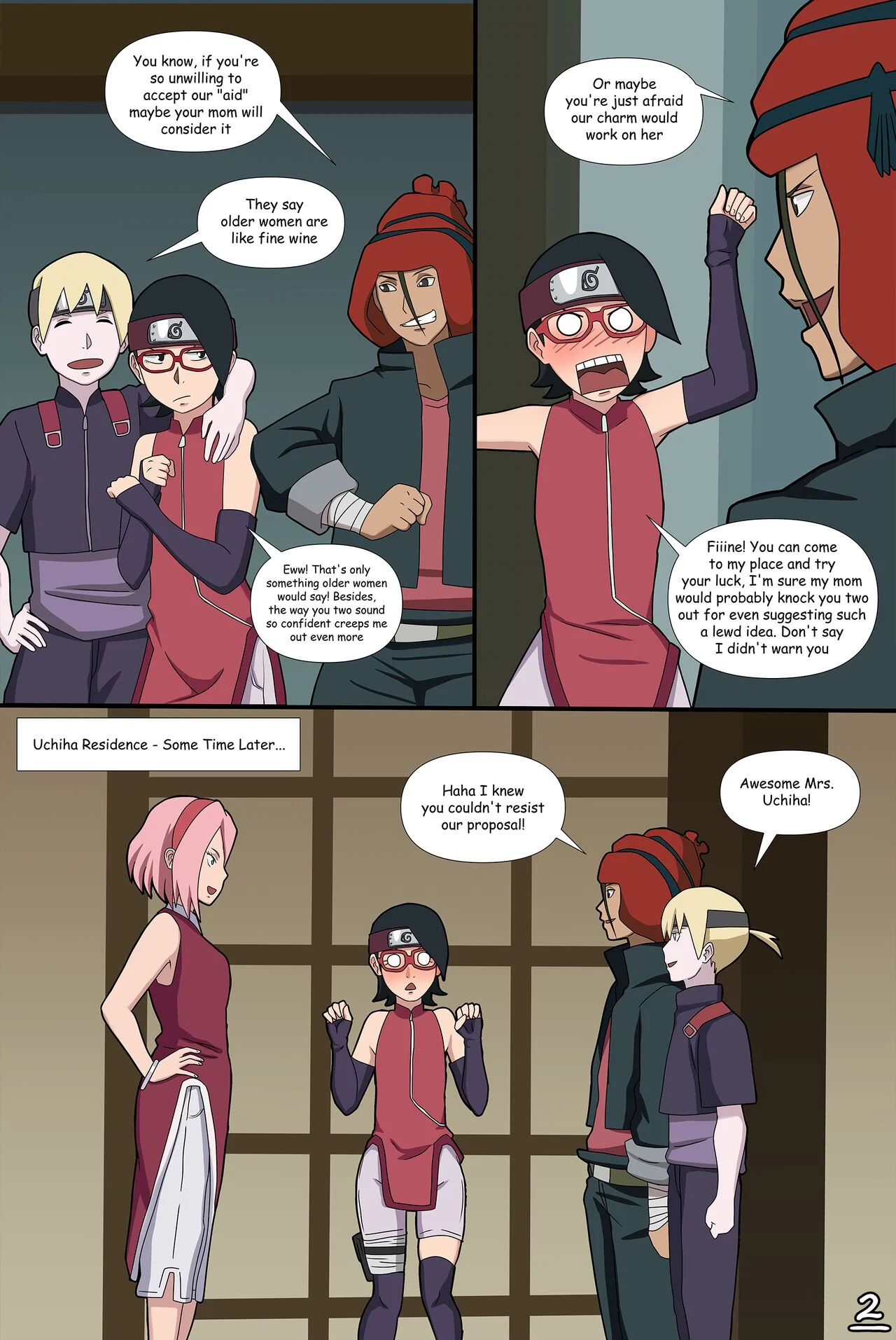 Sakura’d Post Omnipotence Job (Boruto) [EchigakureArt] 1 . Sakura'd Post Omnipotence Job - Chapter 1 (Boruto) [EchigakureArt] – page 3