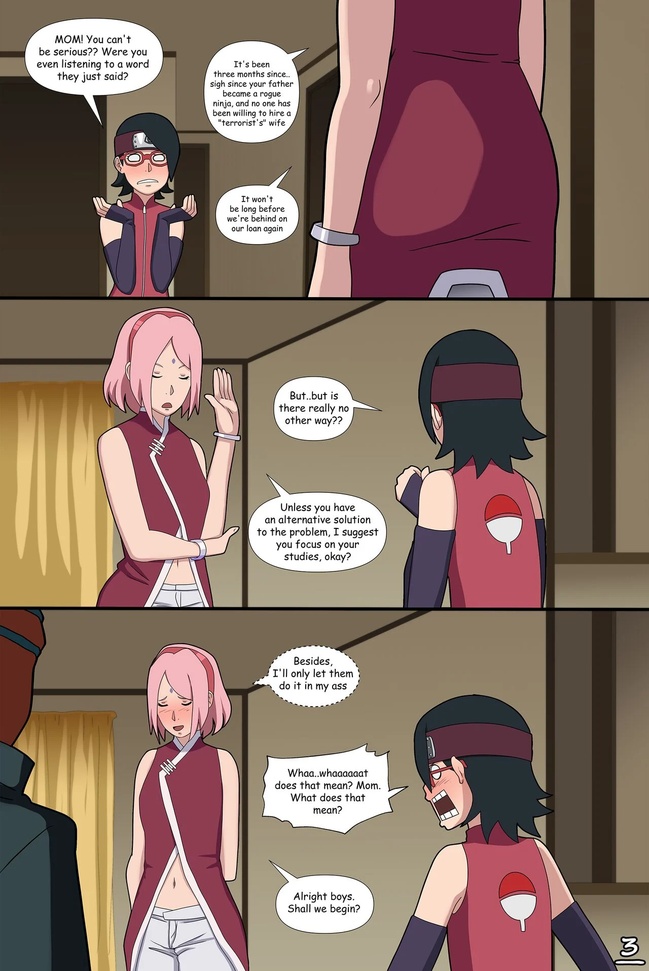 Sakura’d Post Omnipotence Job (Boruto) [EchigakureArt] 1 . Sakura'd Post Omnipotence Job - Chapter 1 (Boruto) [EchigakureArt] – page 4