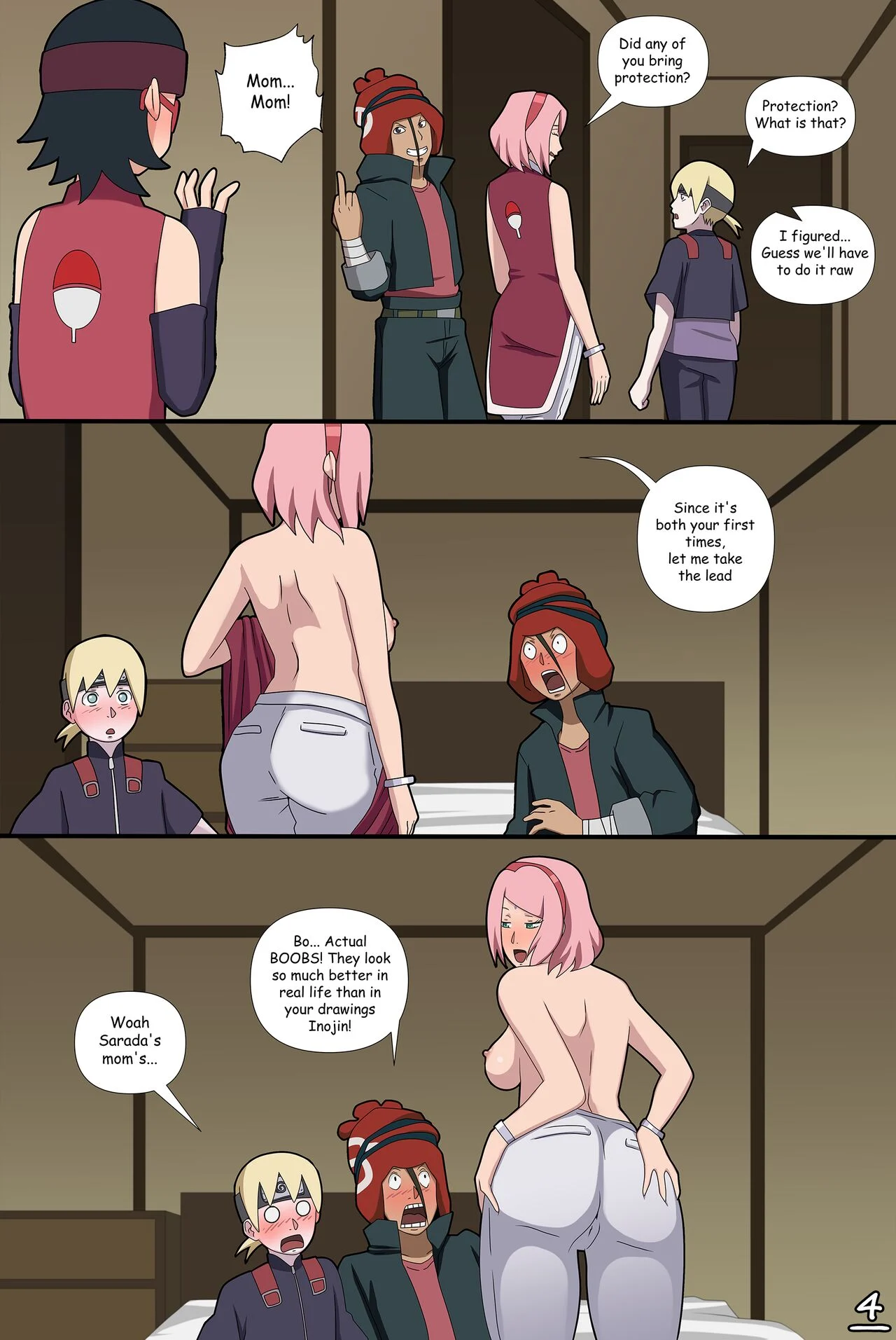 Sakura’d Post Omnipotence Job (Boruto) [EchigakureArt] 1 . Sakura'd Post Omnipotence Job - Chapter 1 (Boruto) [EchigakureArt] – page 5