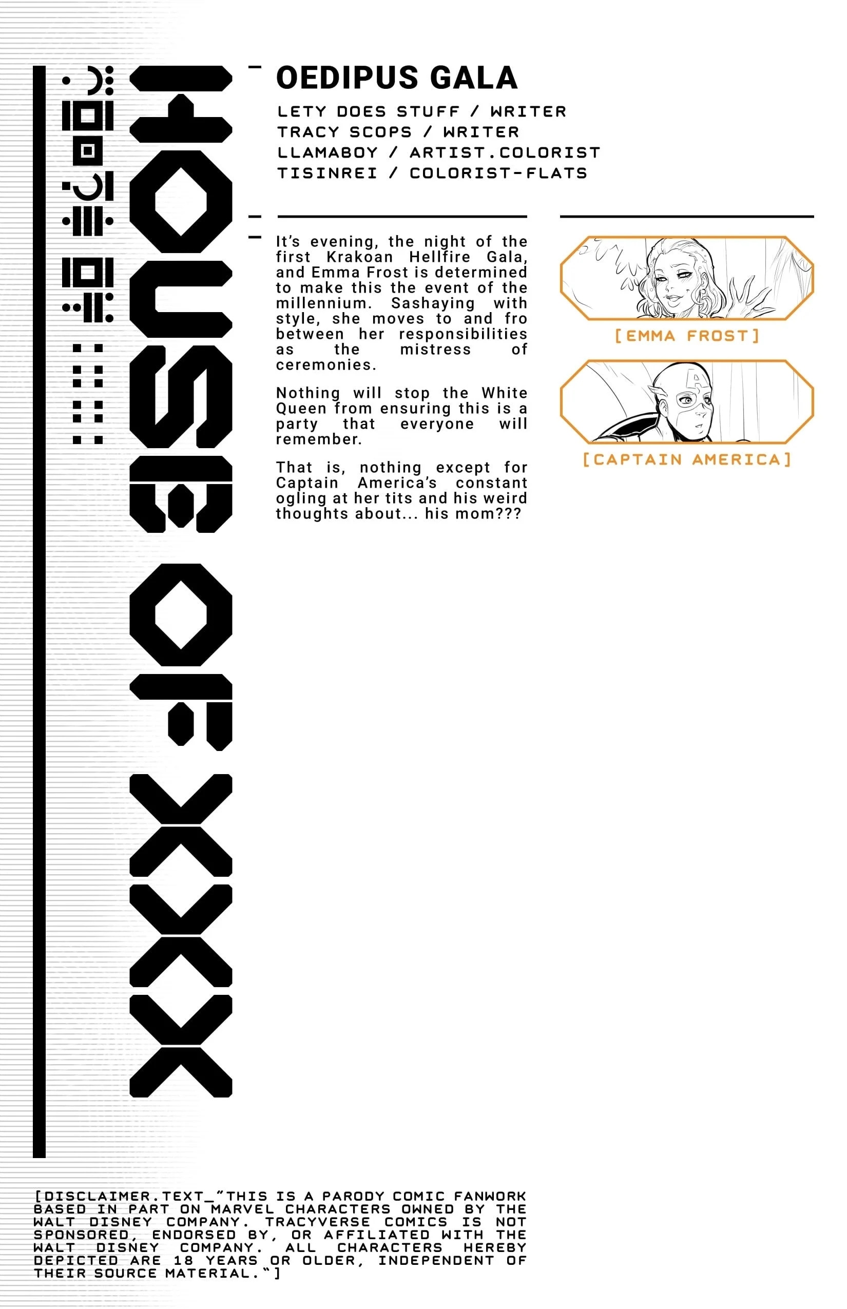 House of XXX: Oedipus Gala (X-Men , The Avengers) [Tracy Scops] 1 . House of XXX: Oedipus Gala - Chapter 1 (X-Men , The Avengers) [Tracy Scops] – page 2