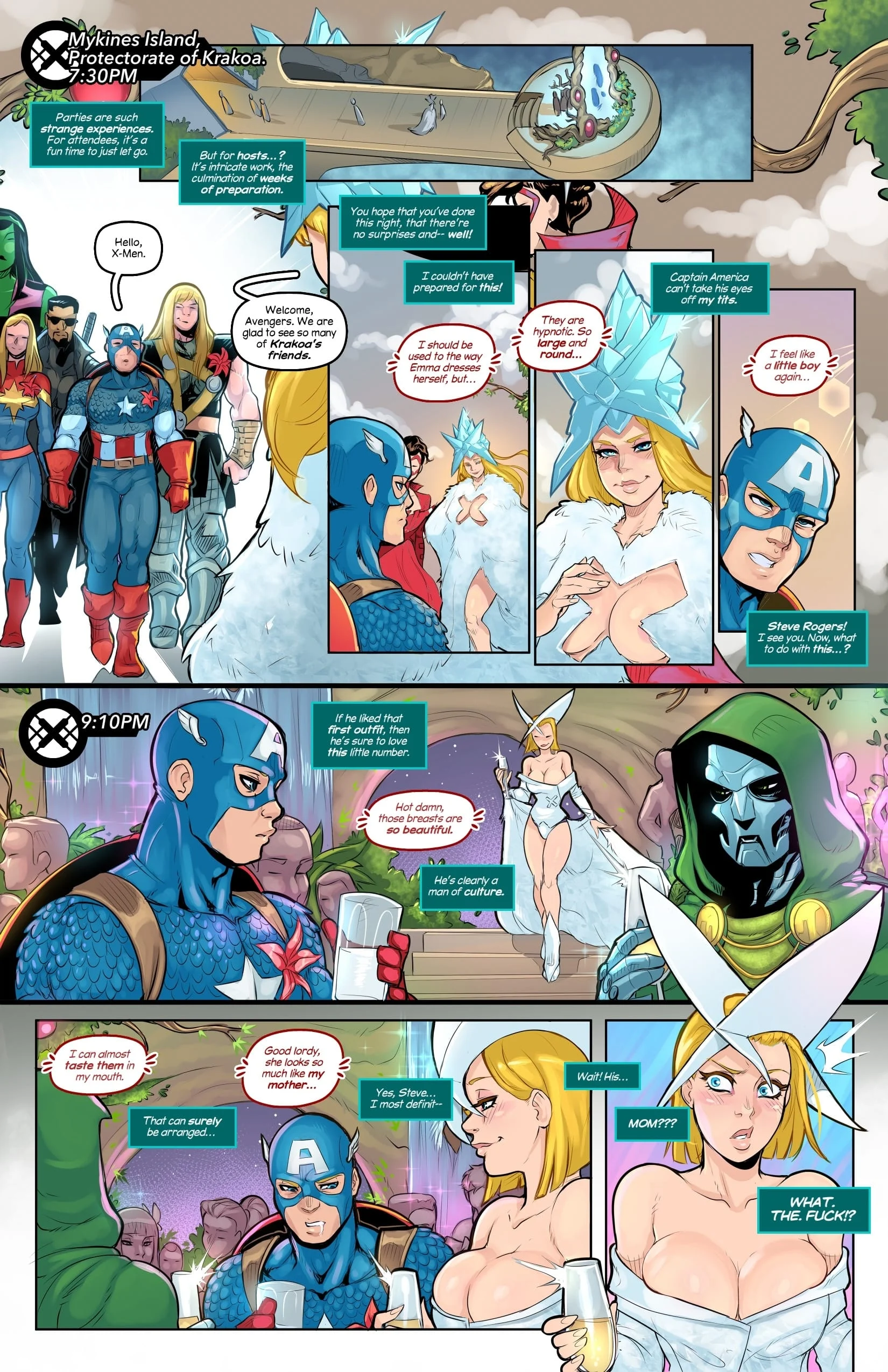 House of XXX: Oedipus Gala (X-Men , The Avengers) [Tracy Scops] 1 . House of XXX: Oedipus Gala - Chapter 1 (X-Men , The Avengers) [Tracy Scops] – page 3