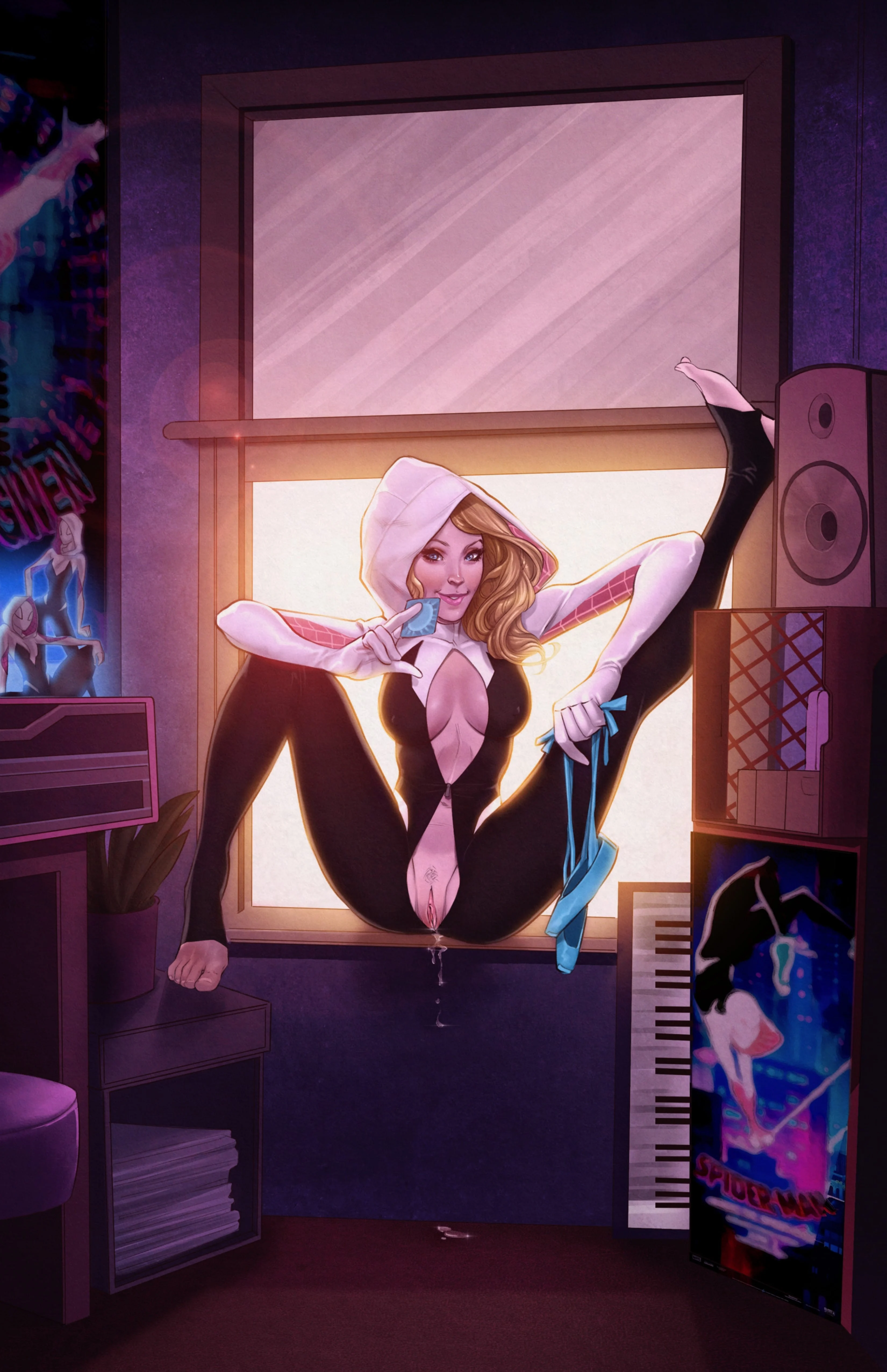 Spider-Gwen: Queen of F-Train (Spider-Man) [Tracy Scops] 2 . Spider-Gwen: Adventures In Super-Whoreing - Chapter 2 (Spider-Man) [Tracy Scops] – page 14