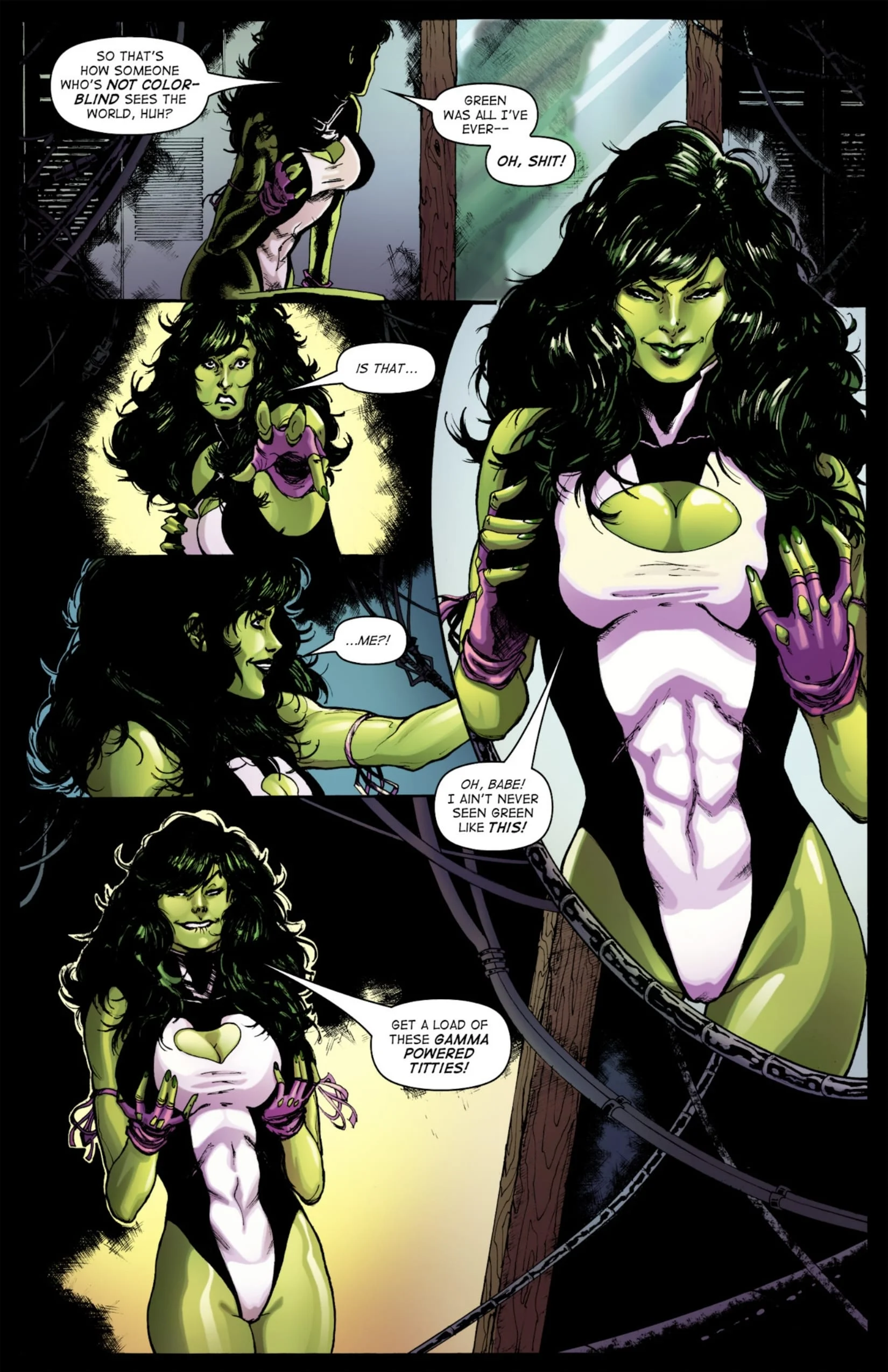 She-Hulk – Acts of Lust (She-Hulk) [Tracy Scops] 1 . She-Hulk - Acts of Lust - Chapter 1 (She-Hulk) [Tracy Scops] – page 4
