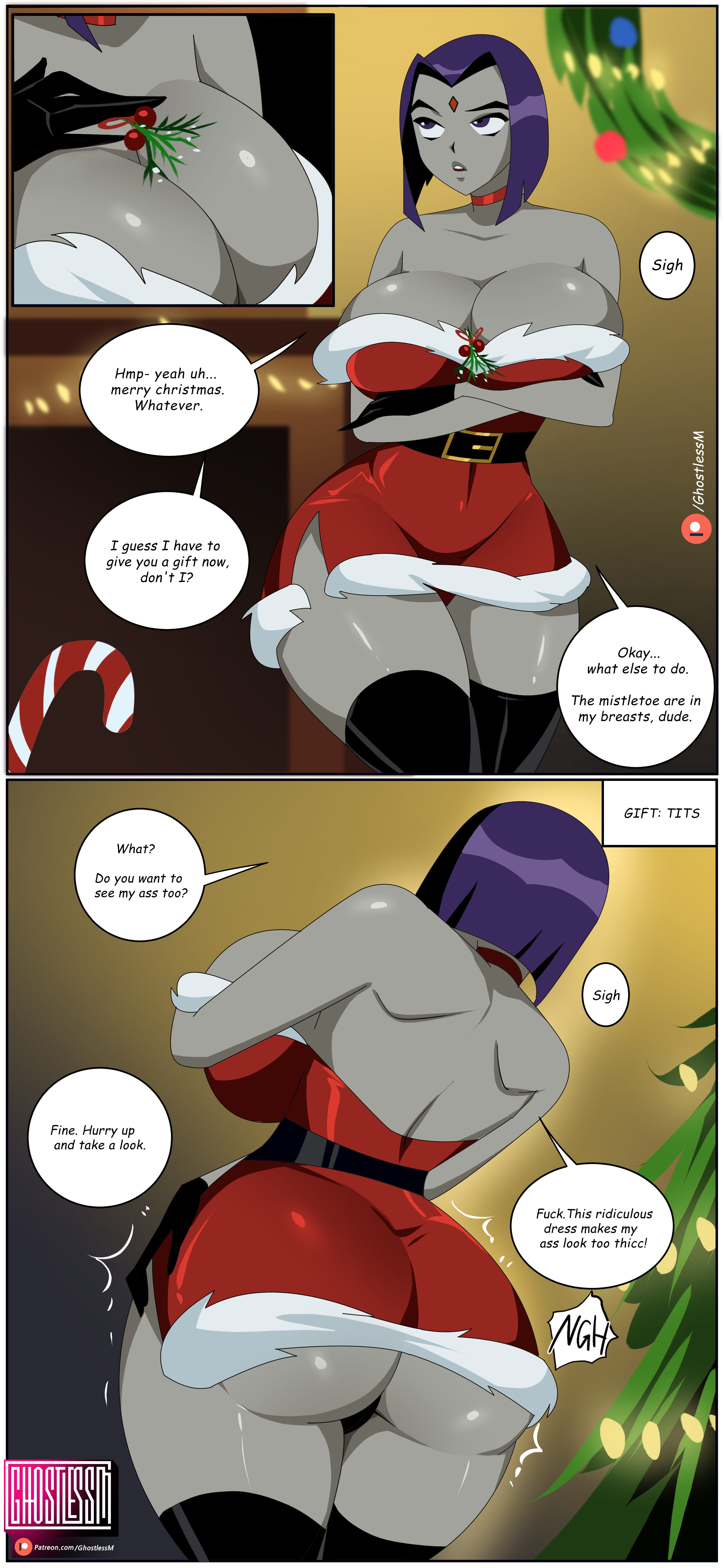 Under the Mistletoe (Justice League , Teen Titans) [GhostlessM] 1 . Under the Mistletoe - Chapter 1 (Justice League , Teen Titans) [GhostlessM] – page 3