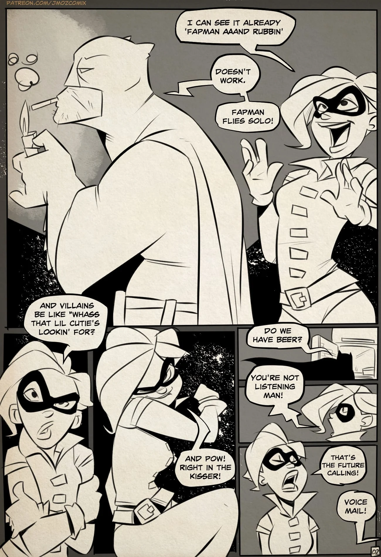 Fapman &amp; Rubbin (Batman) [JMoz] 1 . Fapman & Rubbin - Chapter 1 (Batman) [JMoz] – page 3