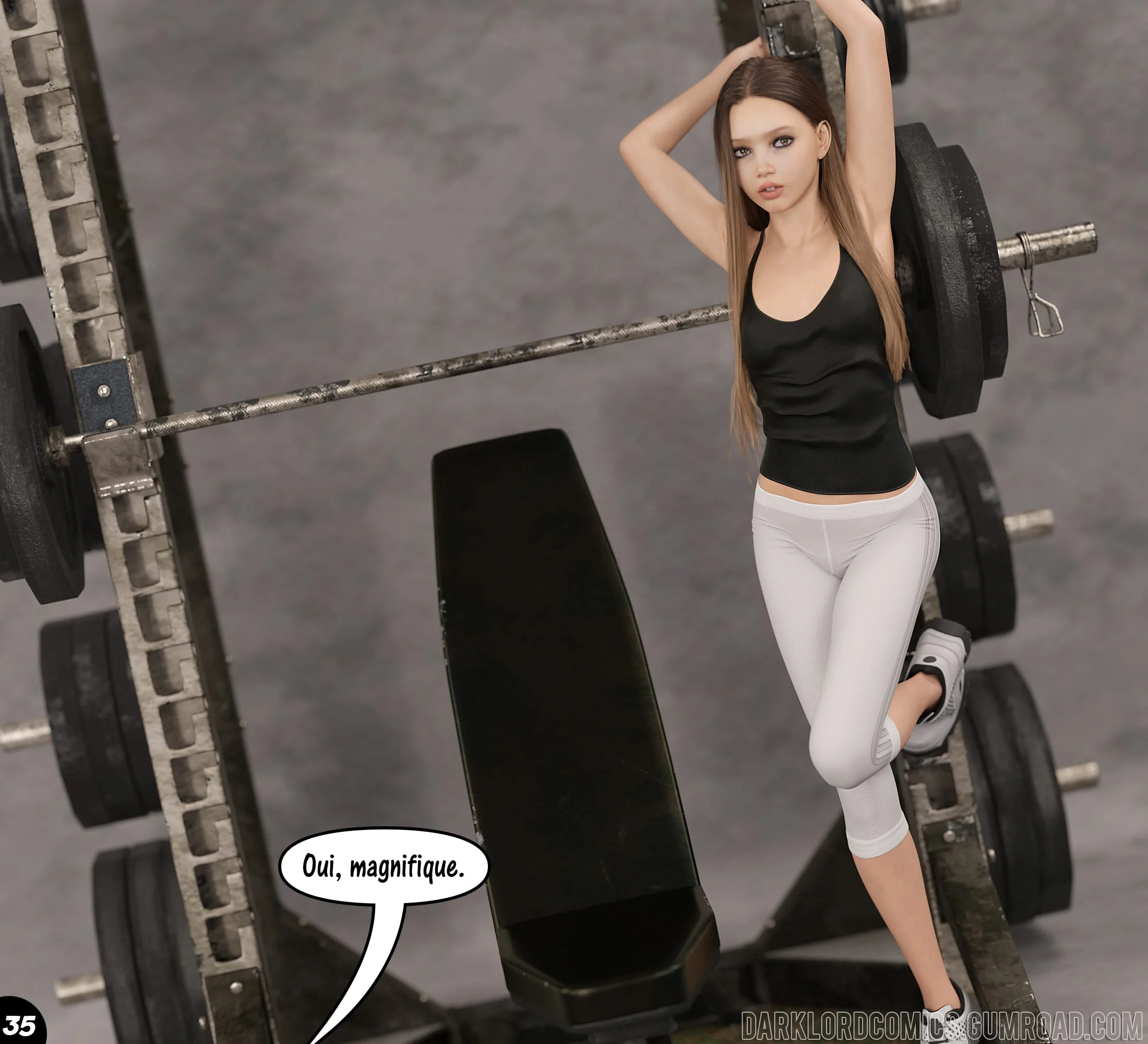Natasha’s Workout [DarkLord] 2 . Natasha's Workout - Chapter 2 [DarkLord] – page 36