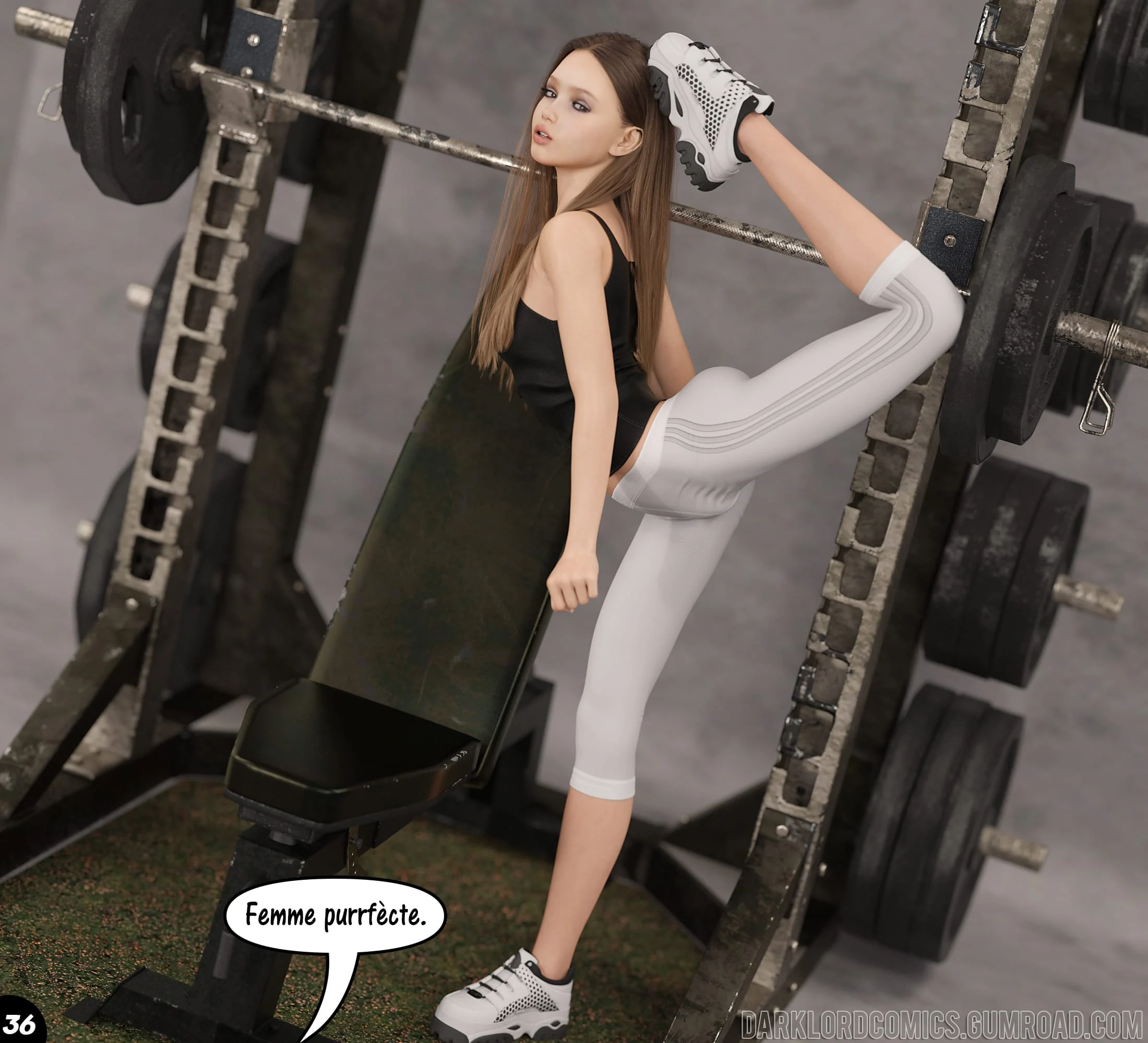 Natasha’s Workout [DarkLord] 2 . Natasha's Workout - Chapter 2 [DarkLord] – page 37