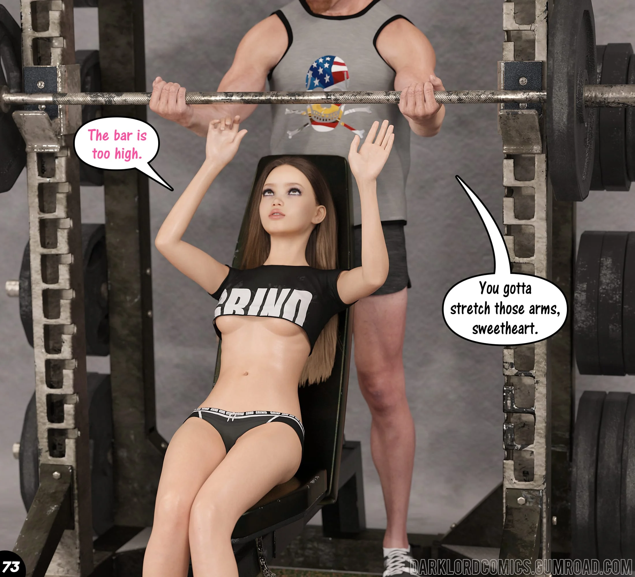 Natasha’s Workout [DarkLord] 2 . Natasha's Workout - Chapter 2 [DarkLord] – page 74