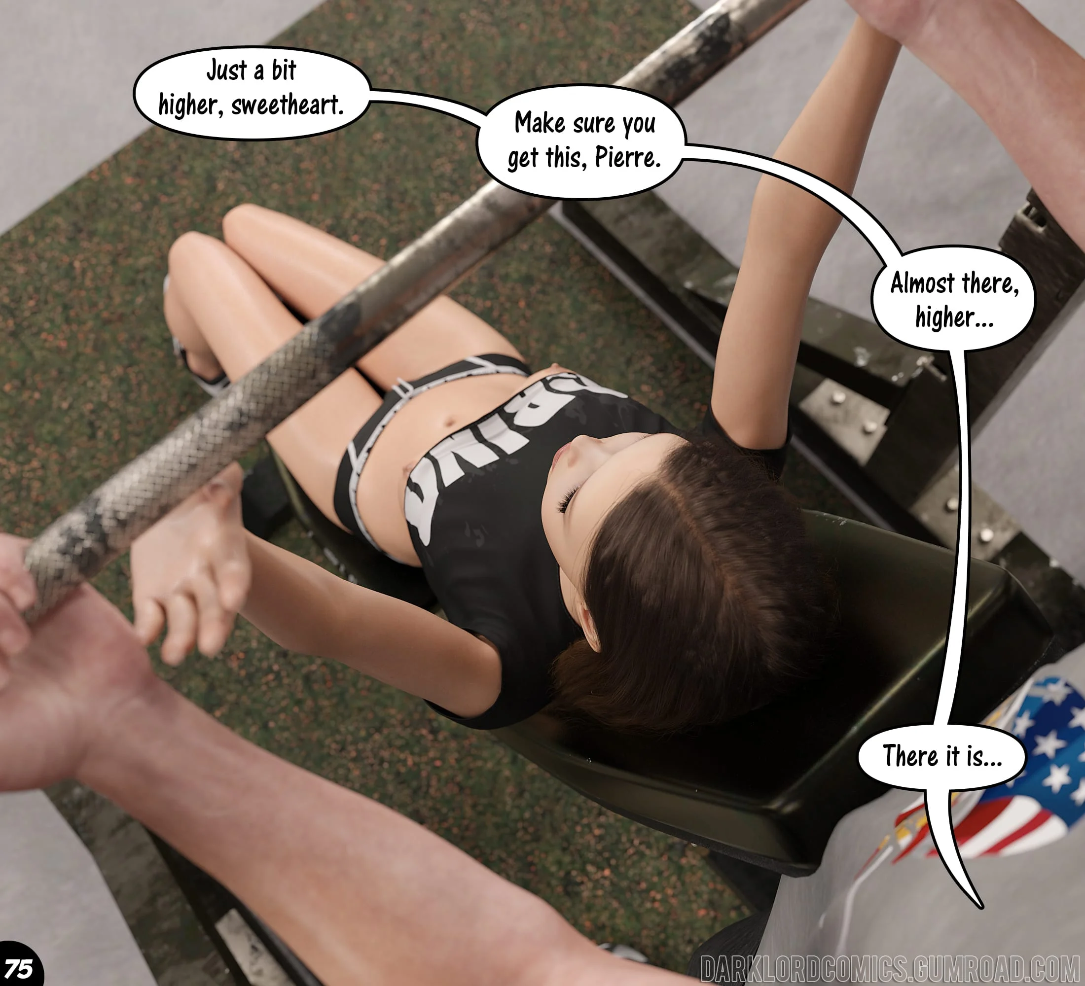 Natasha’s Workout [DarkLord] 2 . Natasha's Workout - Chapter 2 [DarkLord] – page 76