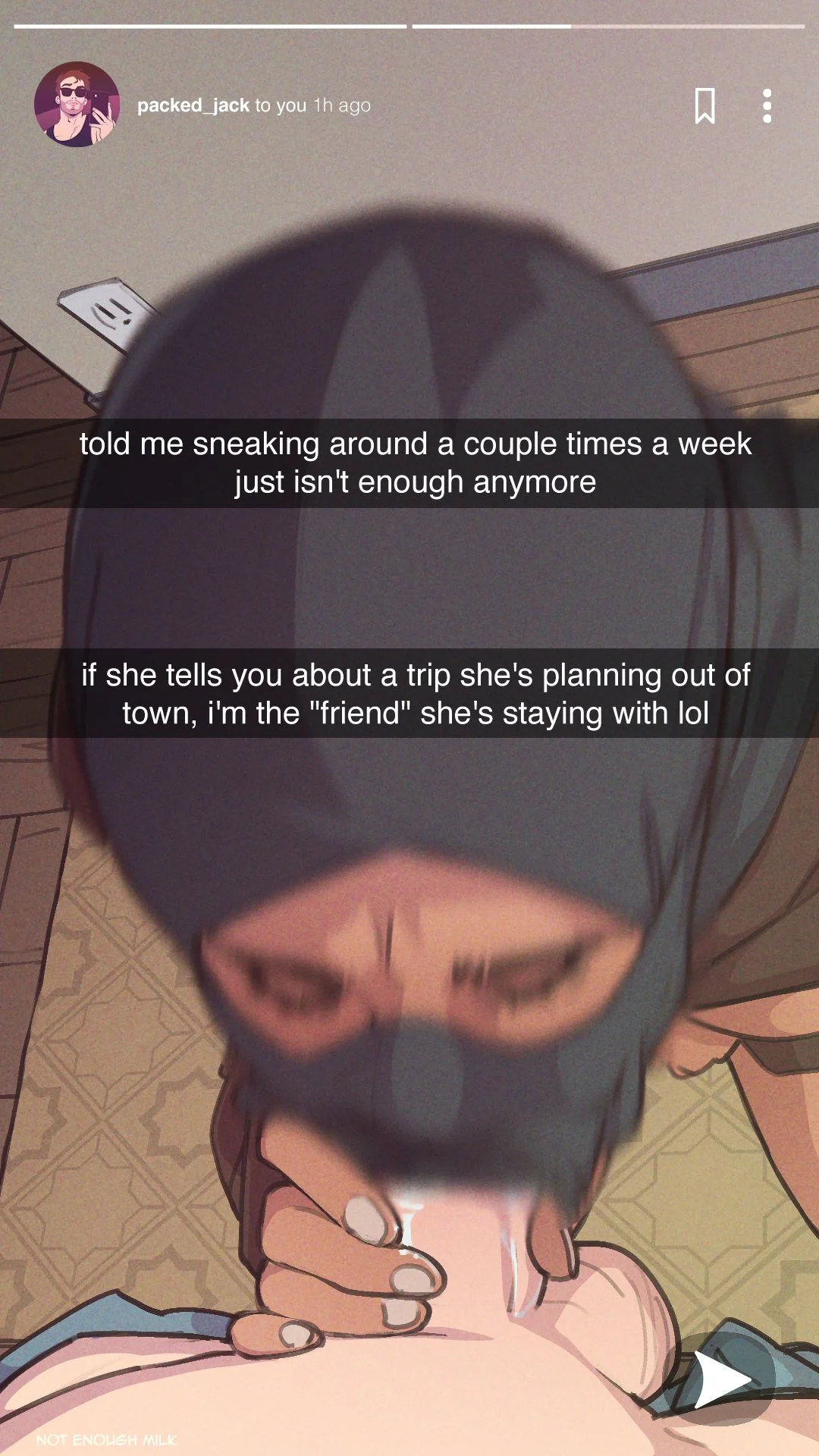 Short comics [NotEnoughMilk] Hijab Mom NTR - [NotEnoughMilk] – page 2