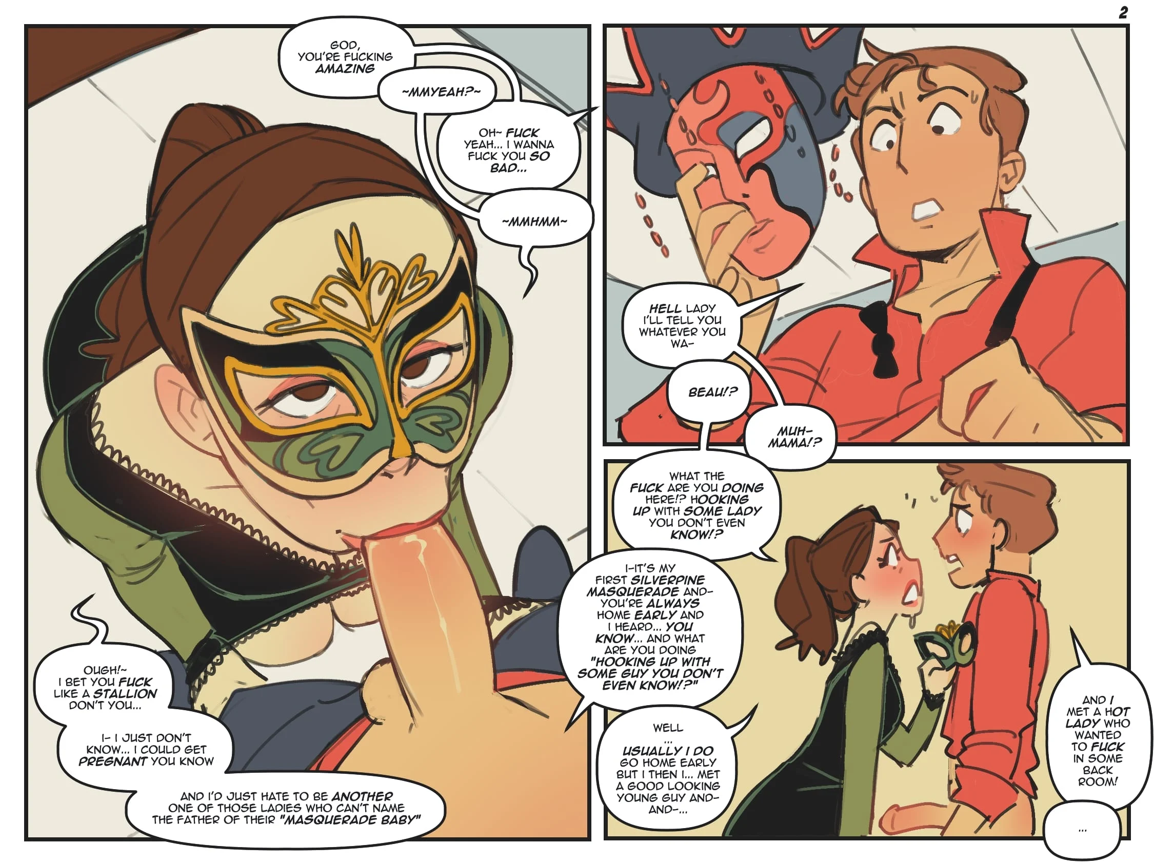 Silverpine Masquerade [NotEnoughMilk] 1 . Silverpine Masquerade - Chapter 1 [NotEnoughMilk] – page 2