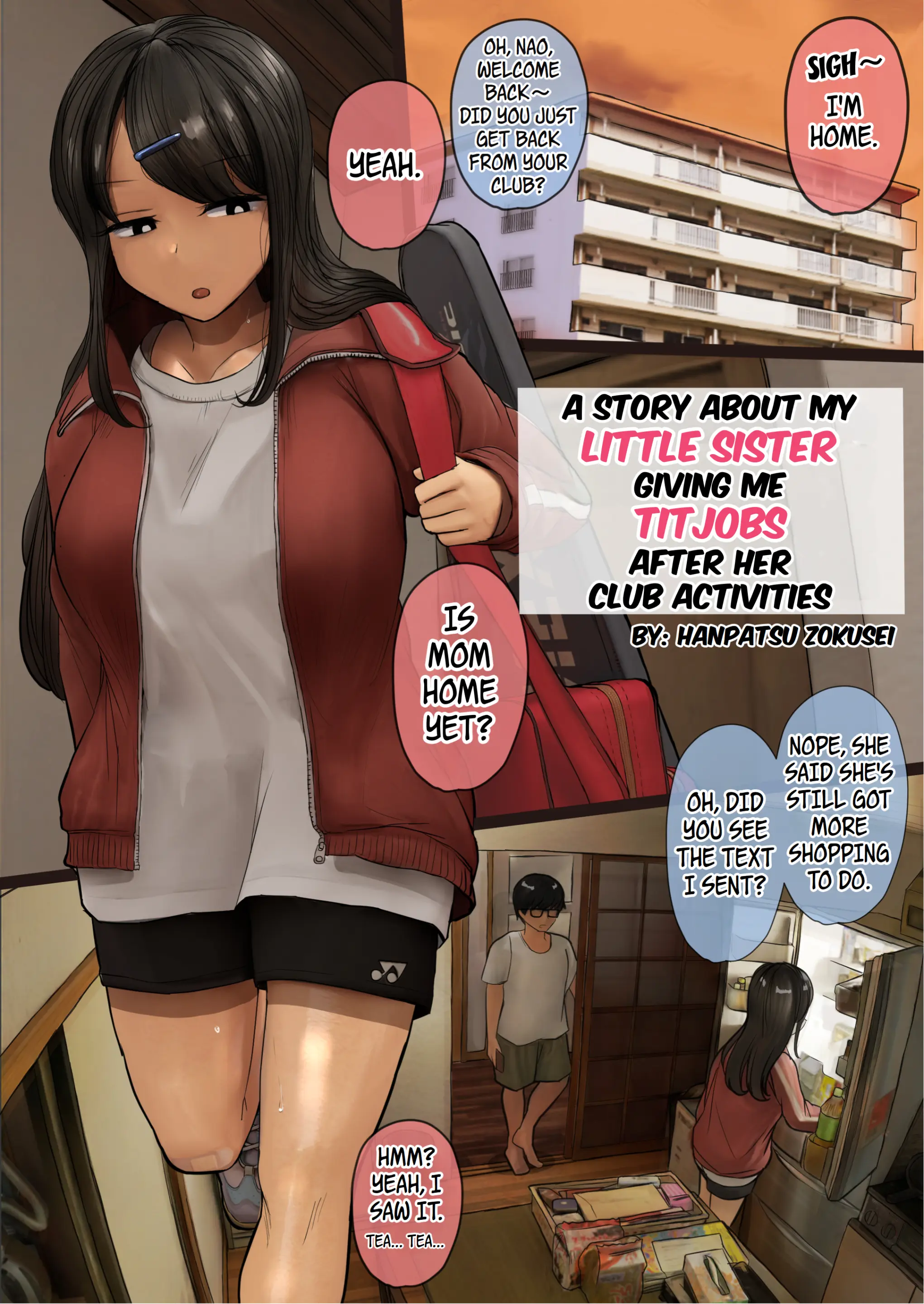 Bukatsu Kara Kaettekita Imouto ni Paizuri Shite Morau Hanashi | A Story About My Little Sister Giving Me Titjobs After Her Club Activities Chapter 1 – page 1
