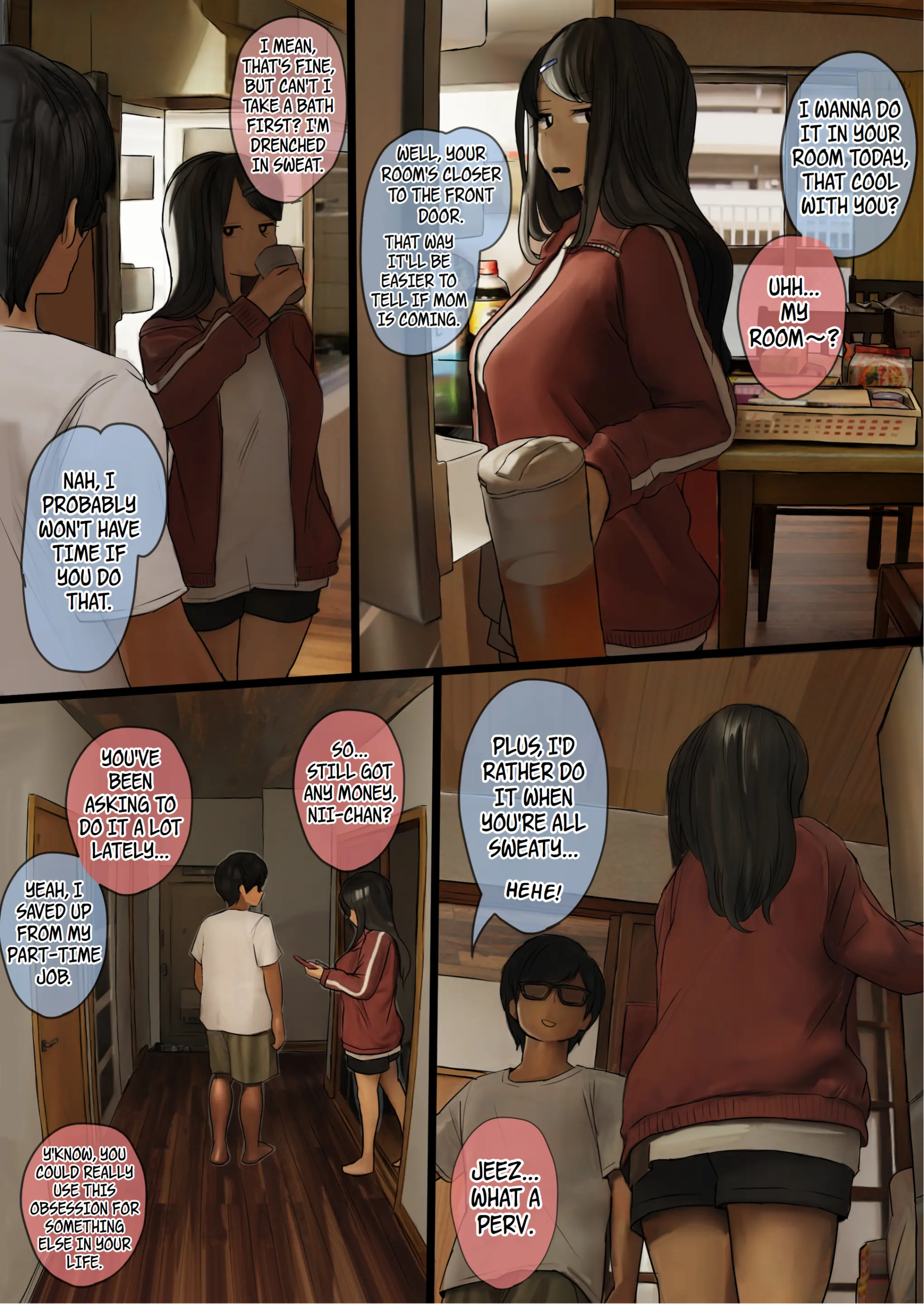 Bukatsu Kara Kaettekita Imouto ni Paizuri Shite Morau Hanashi | A Story About My Little Sister Giving Me Titjobs After Her Club Activities Chapter 1 – page 2