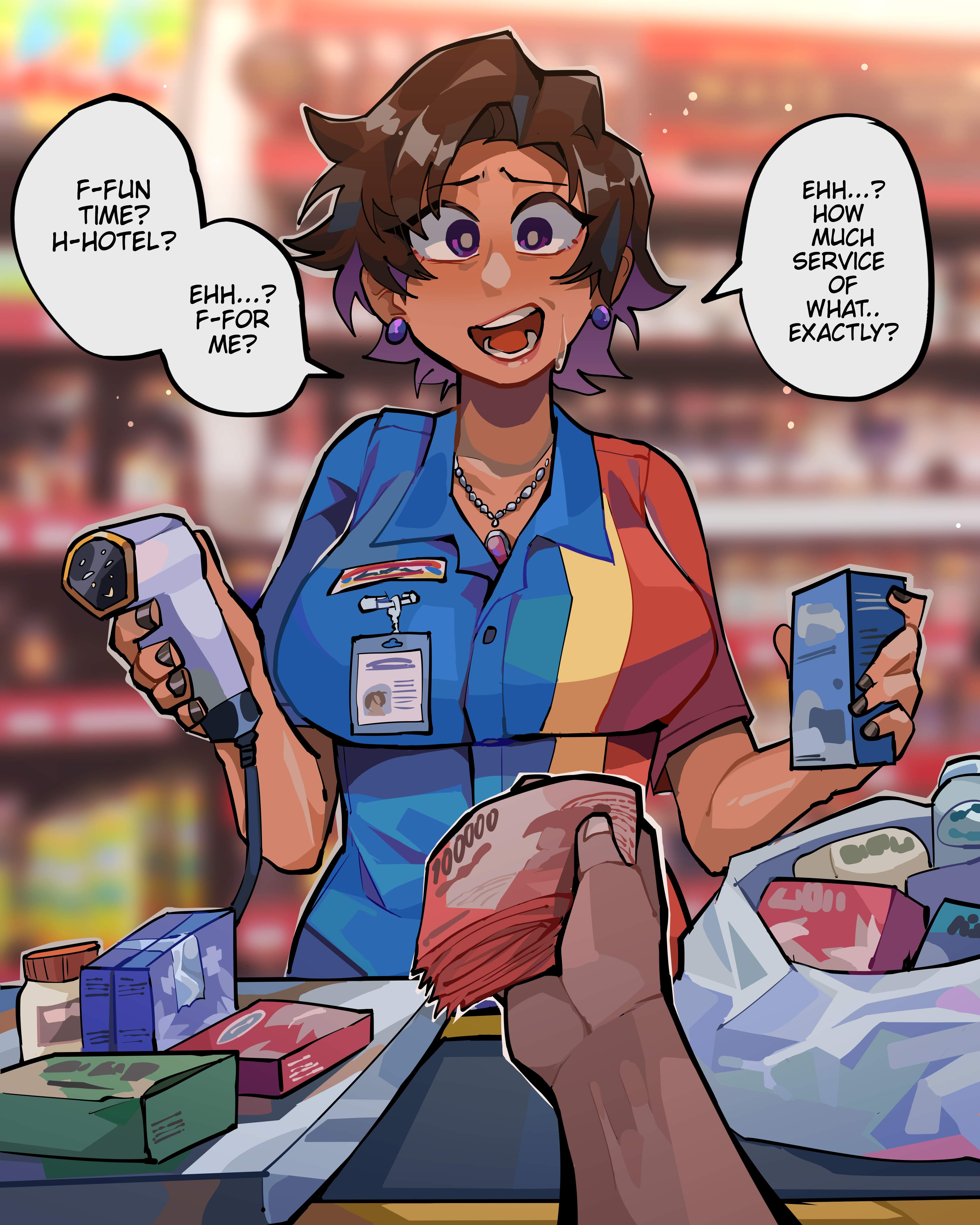 Neighborhood MILFs: Gene & Chiyoi (Joy) ft. Karen & Vivien (OC) [Differland] Chapter 1 – page 4
