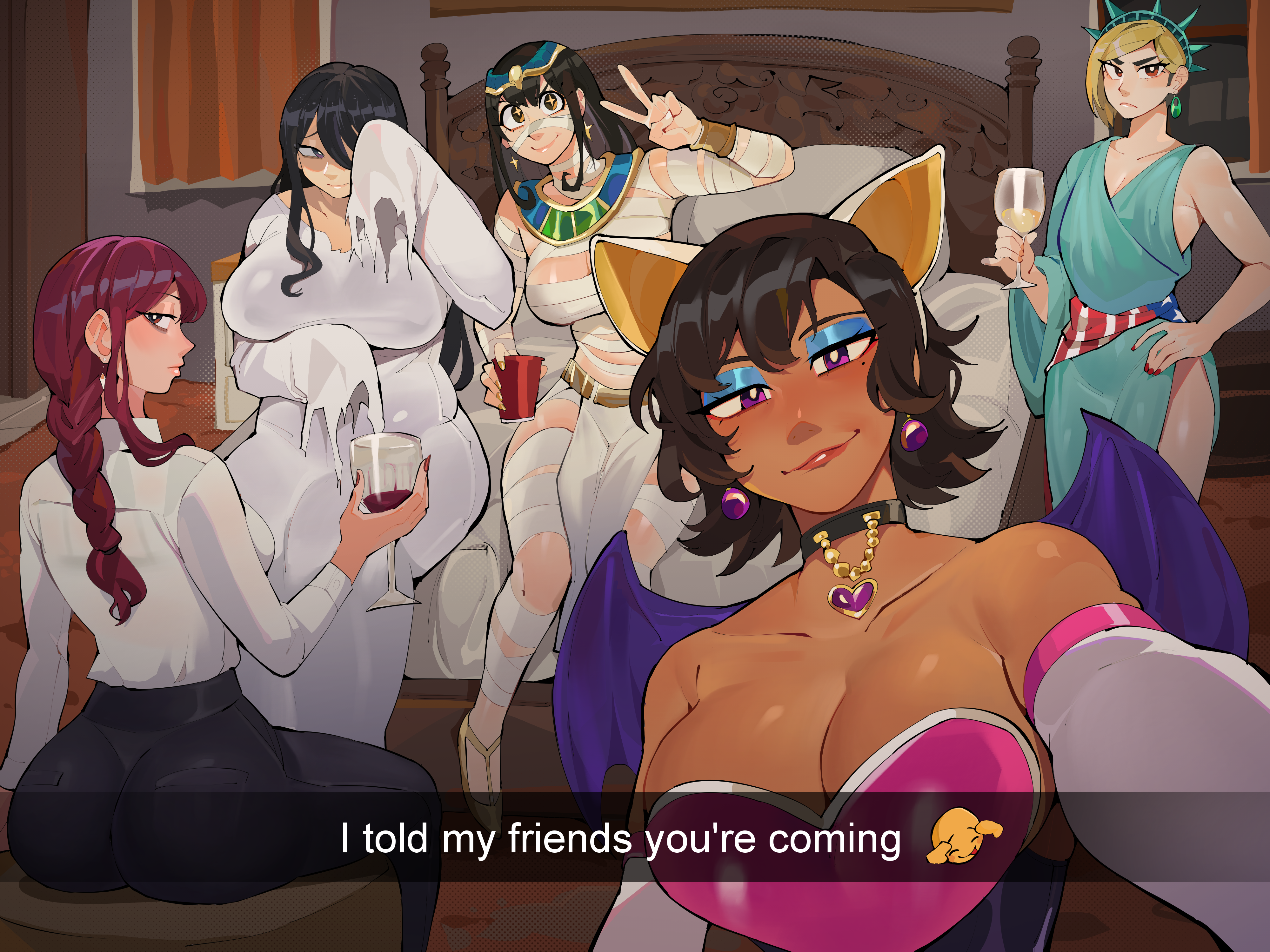 Neighborhood MILFs: Gene & Chiyoi (Joy) ft. Karen & Vivien (OC) [Differland] Chapter 1 – page 66