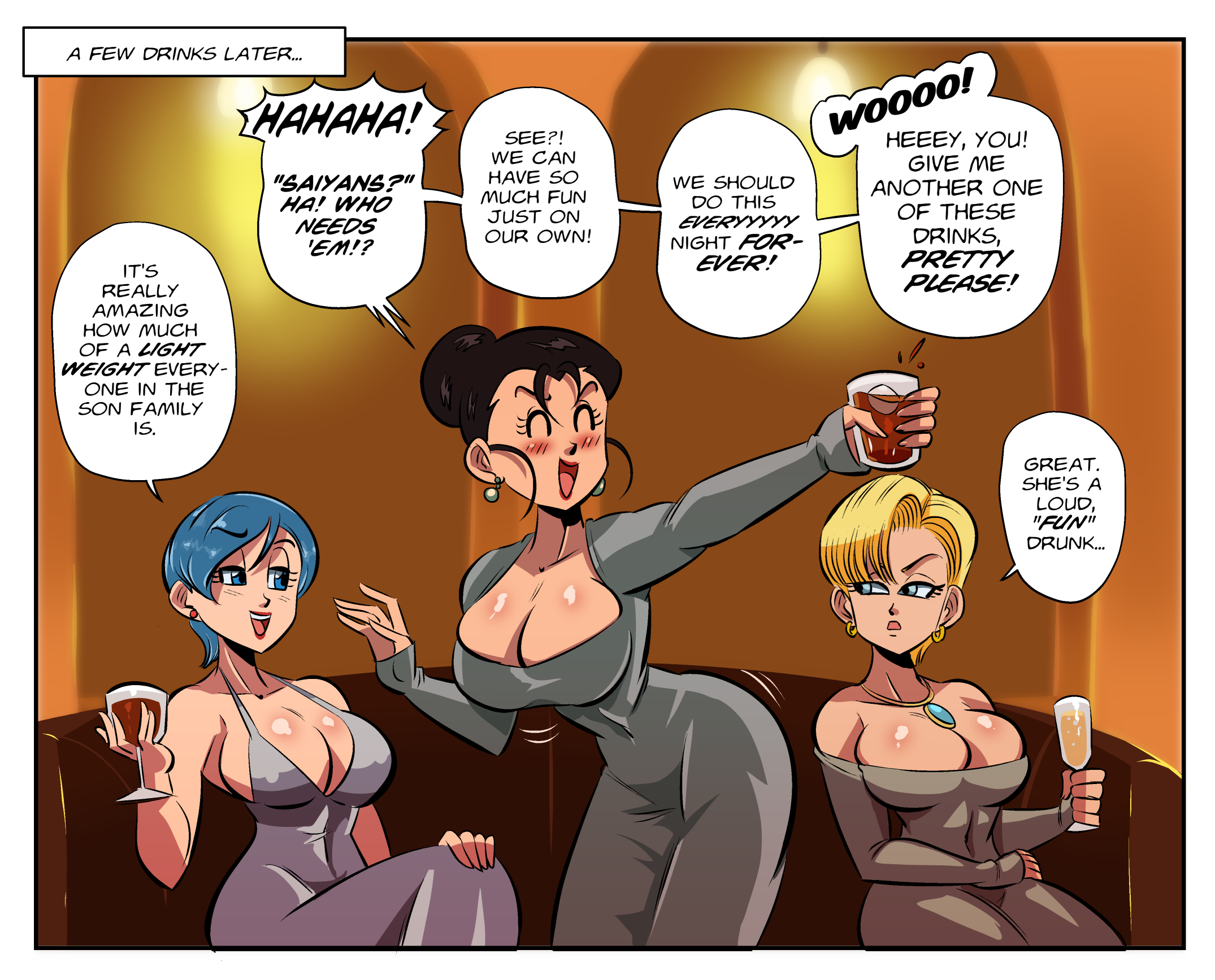 Girls Night Out (Dragon Ball Super) [FunsexyDB] Chapter 1 – page 3