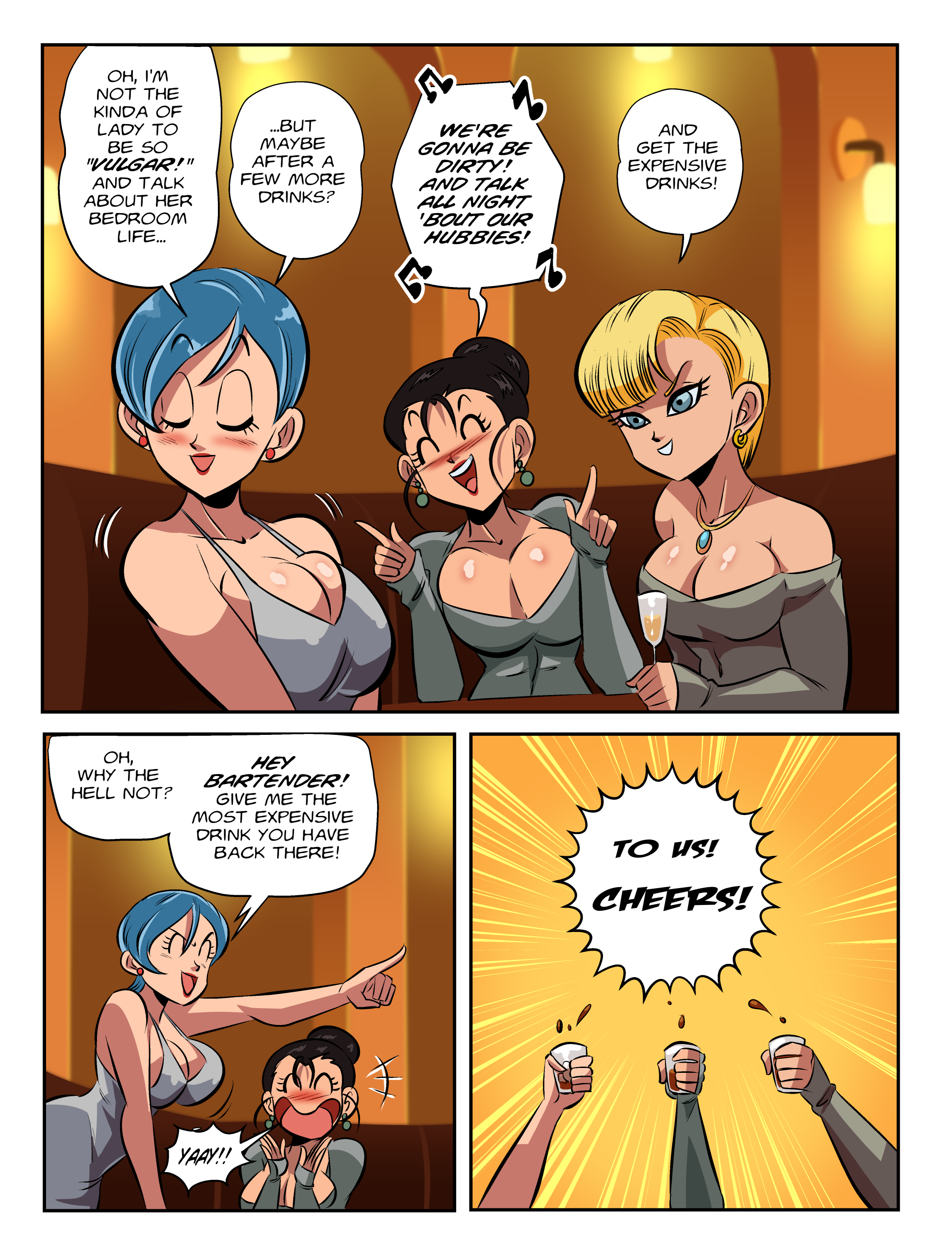 Girls Night Out (Dragon Ball Super) [FunsexyDB] Chapter 1 – page 8