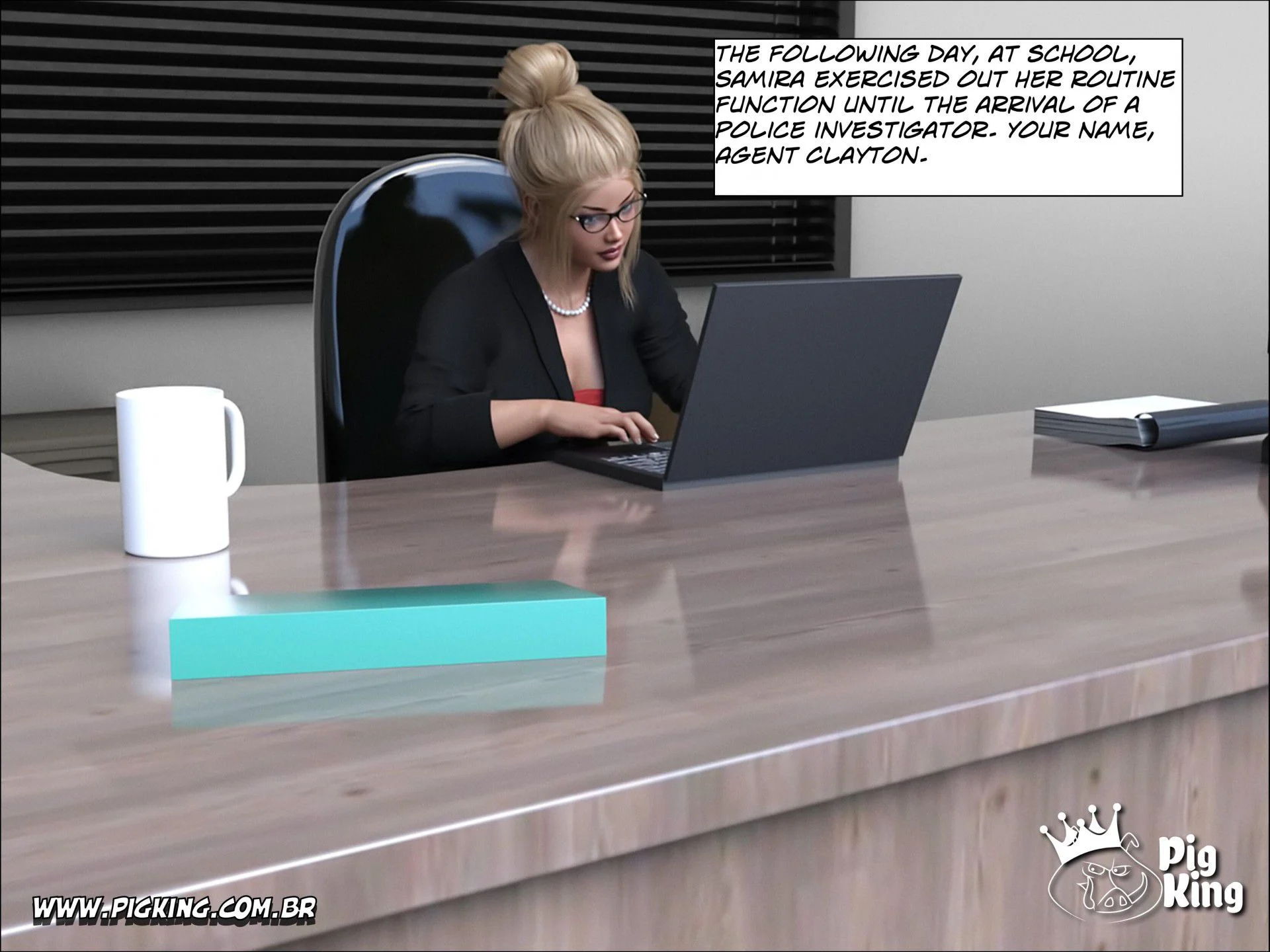 An Insatiable School Principle – Samira, Renan, Darlene [PigKing] 2 . Amnesia - Samira - Chapter 1 [PigKing] – page 55
