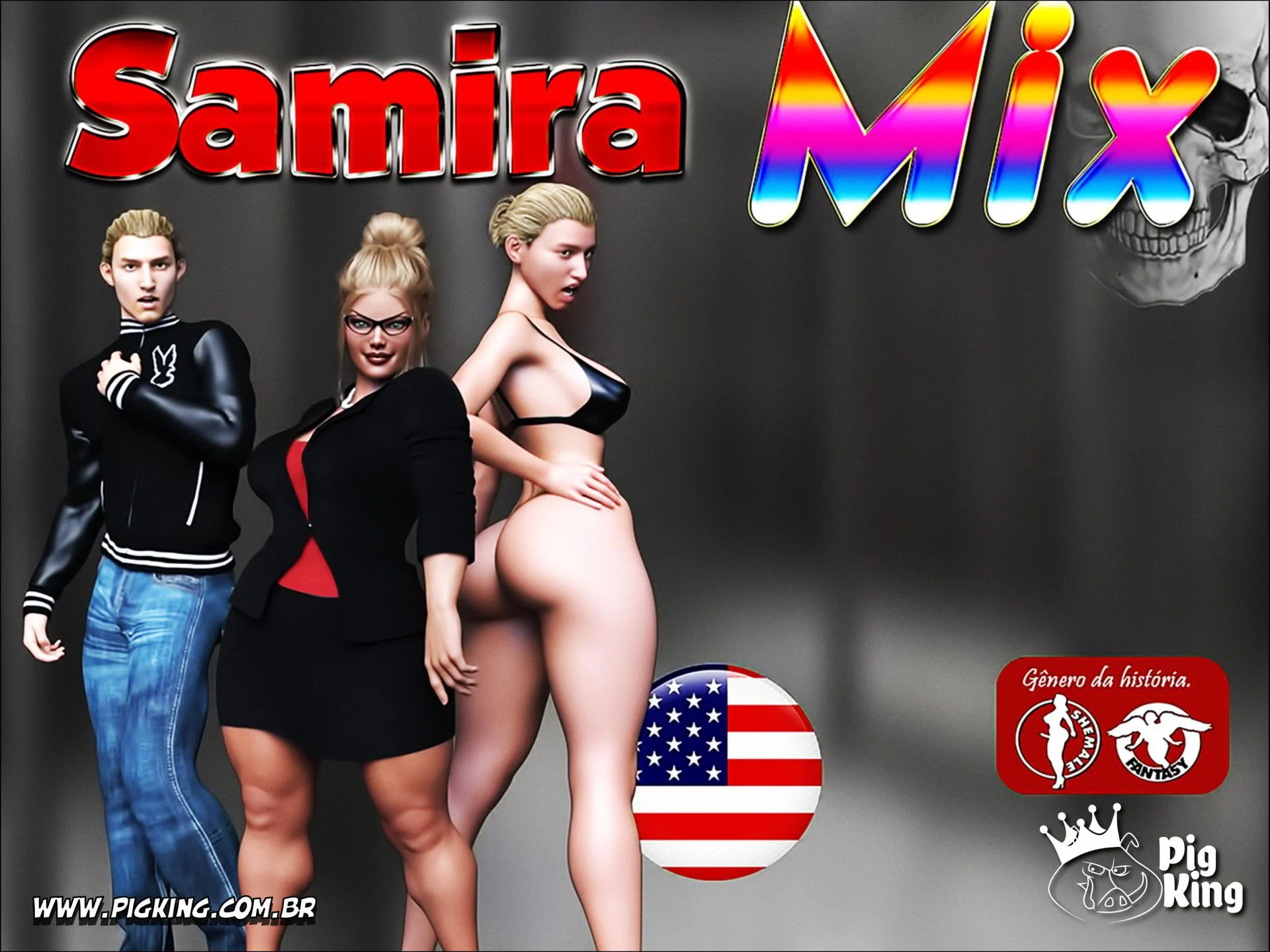 An Insatiable School Principle – Samira, Renan, Darlene [PigKing] 5 . Mix - Darlene, Renan, Samira, Carlos - Chapter 1 [PigKing] – page 1