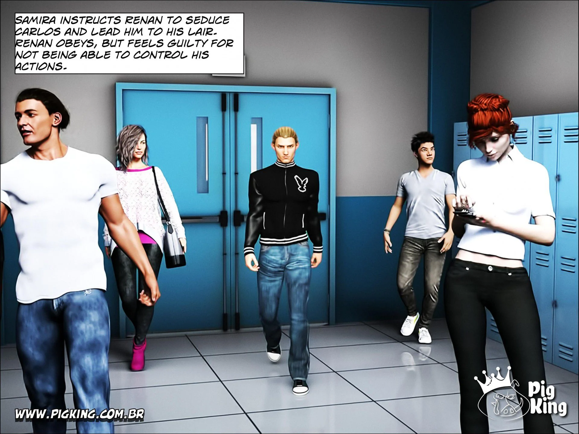 An Insatiable School Principle – Samira, Renan, Darlene [PigKing] 5 . Mix - Darlene, Renan, Samira, Carlos - Chapter 1 [PigKing] – page 30