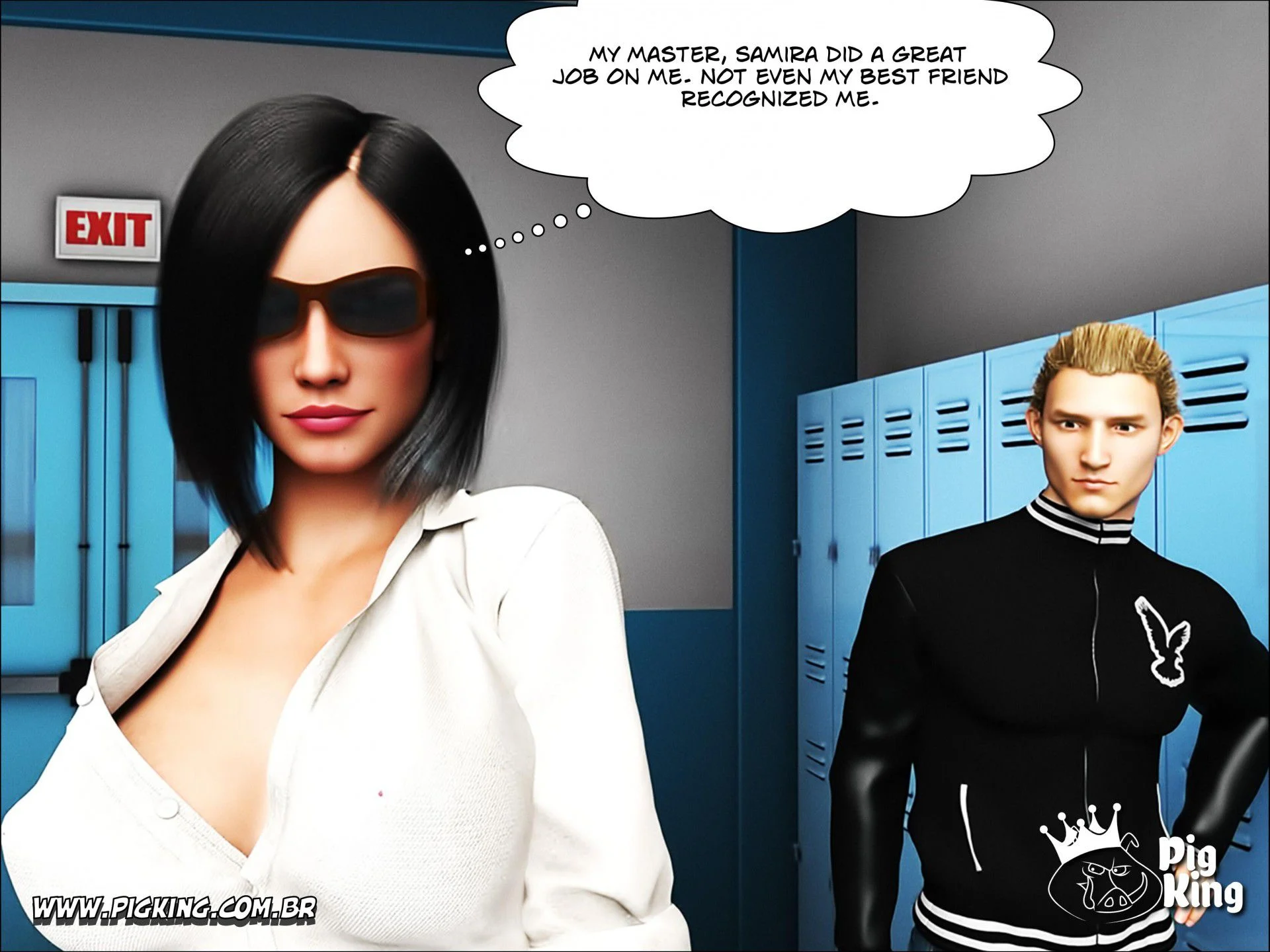 An Insatiable School Principle – Samira, Renan, Darlene [PigKing] 5 . Mix - Darlene, Renan, Samira, Carlos - Chapter 1 [PigKing] – page 37