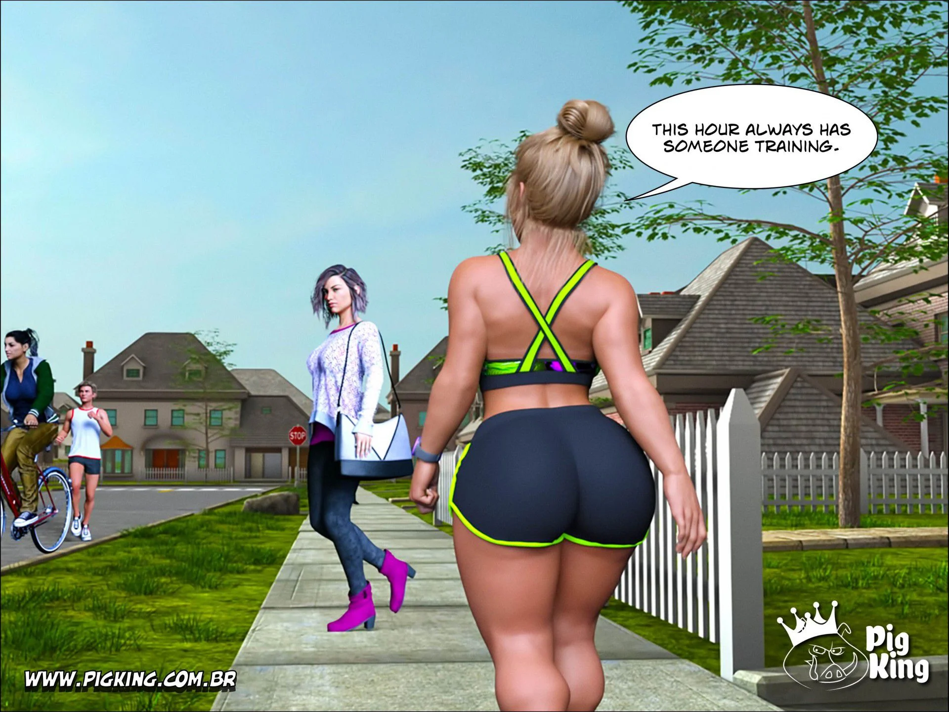 An Insatiable School Principle – Samira, Renan, Darlene [PigKing] 3 . Amnesia - Samira, Renan - Chapter 2 [PigKing] – page 12