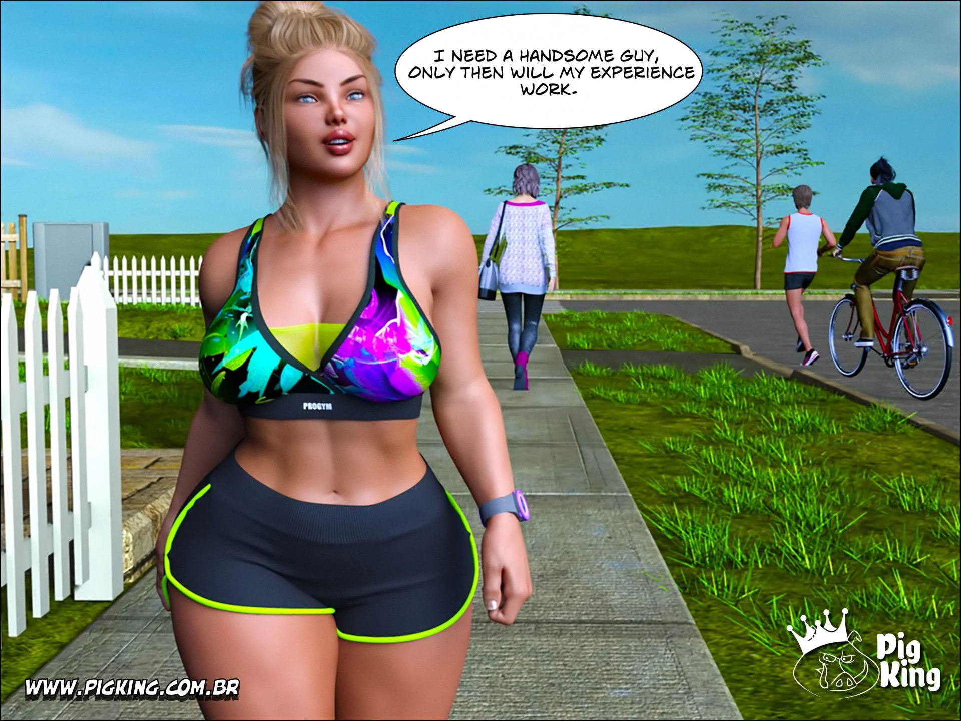 An Insatiable School Principle – Samira, Renan, Darlene [PigKing] 3 . Amnesia - Samira, Renan - Chapter 2 [PigKing] – page 13