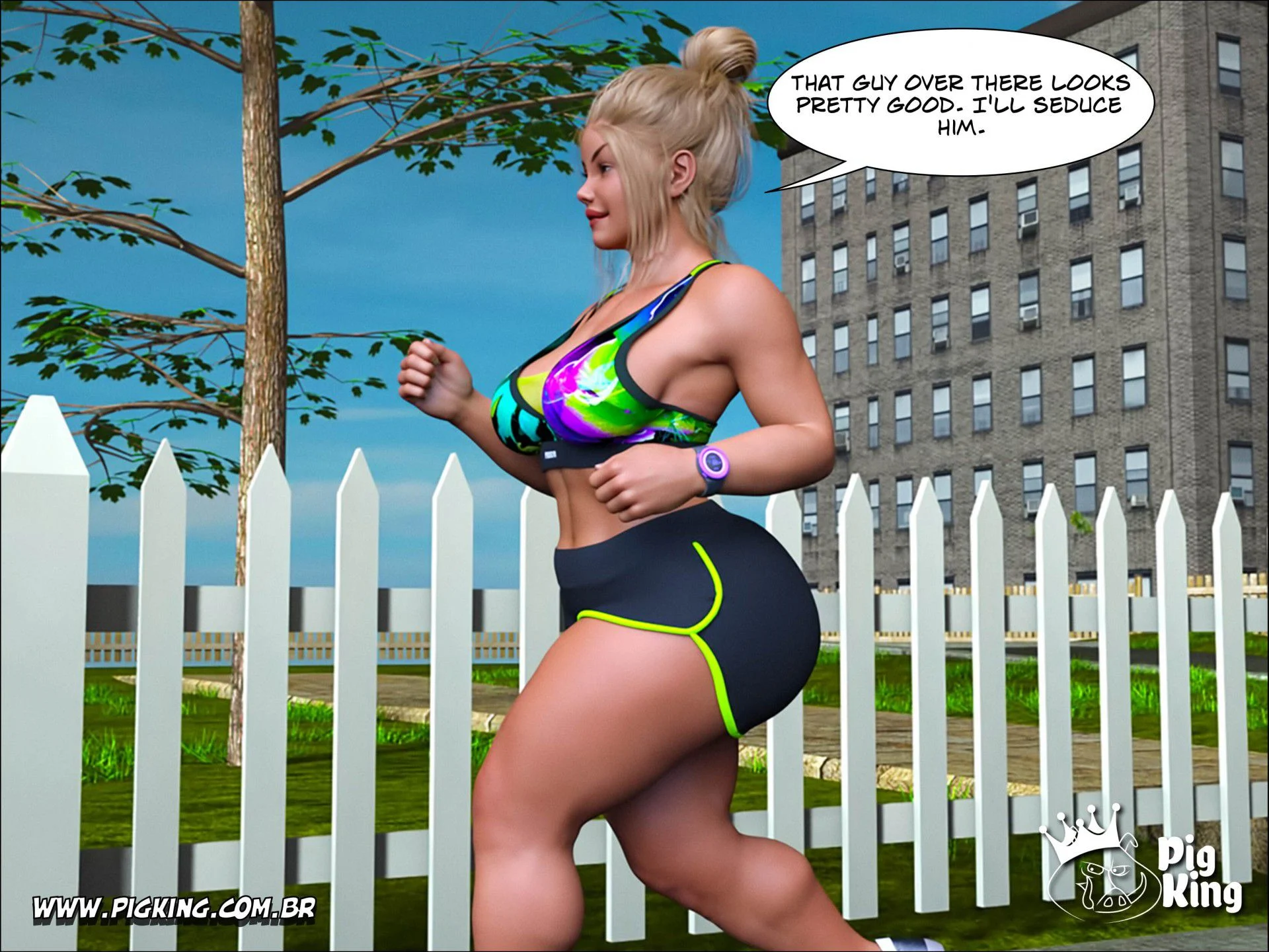 An Insatiable School Principle – Samira, Renan, Darlene [PigKing] 3 . Amnesia - Samira, Renan - Chapter 2 [PigKing] – page 14