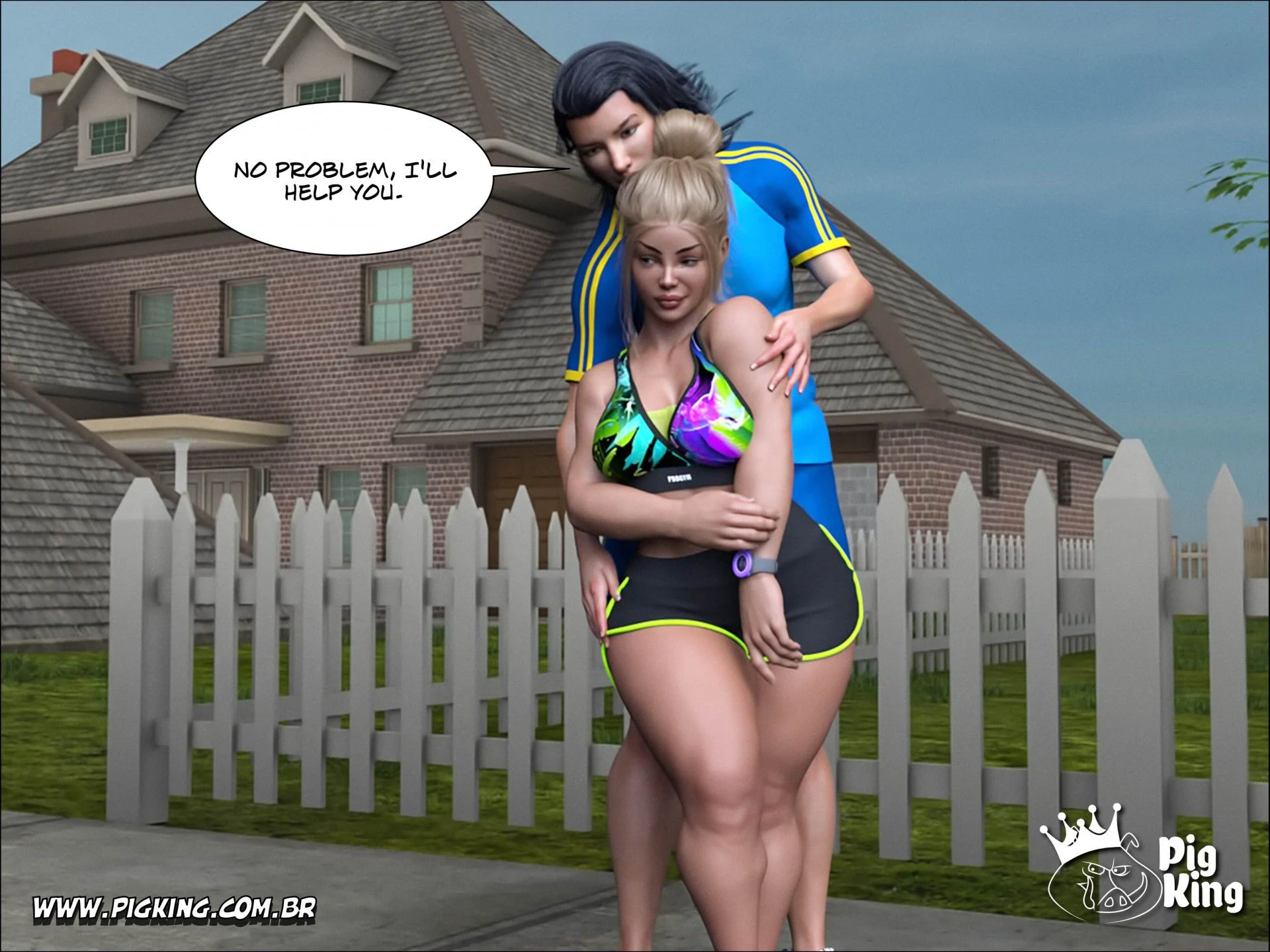 An Insatiable School Principle – Samira, Renan, Darlene [PigKing] 3 . Amnesia - Samira, Renan - Chapter 2 [PigKing] – page 19