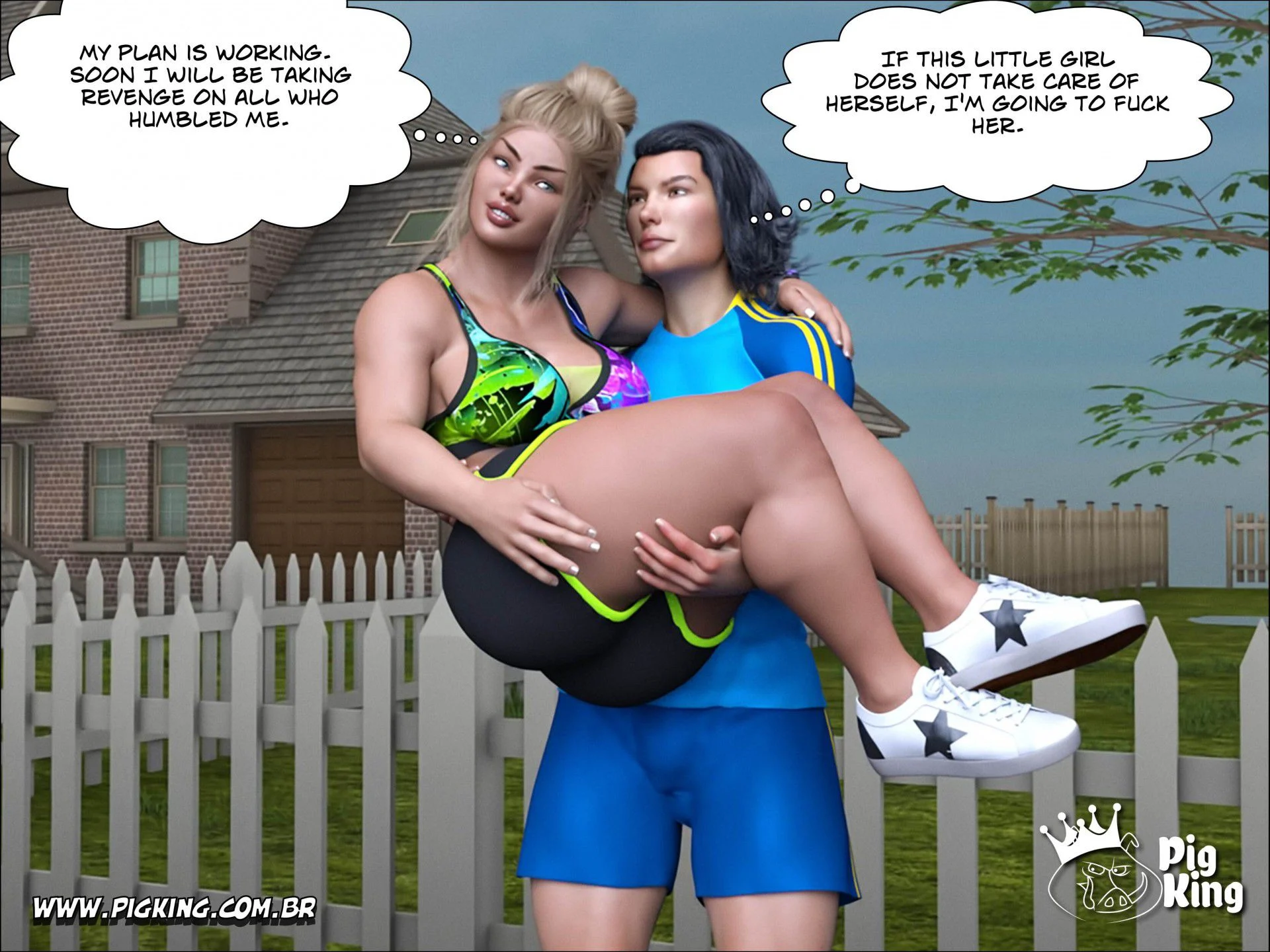An Insatiable School Principle – Samira, Renan, Darlene [PigKing] 3 . Amnesia - Samira, Renan - Chapter 2 [PigKing] – page 21