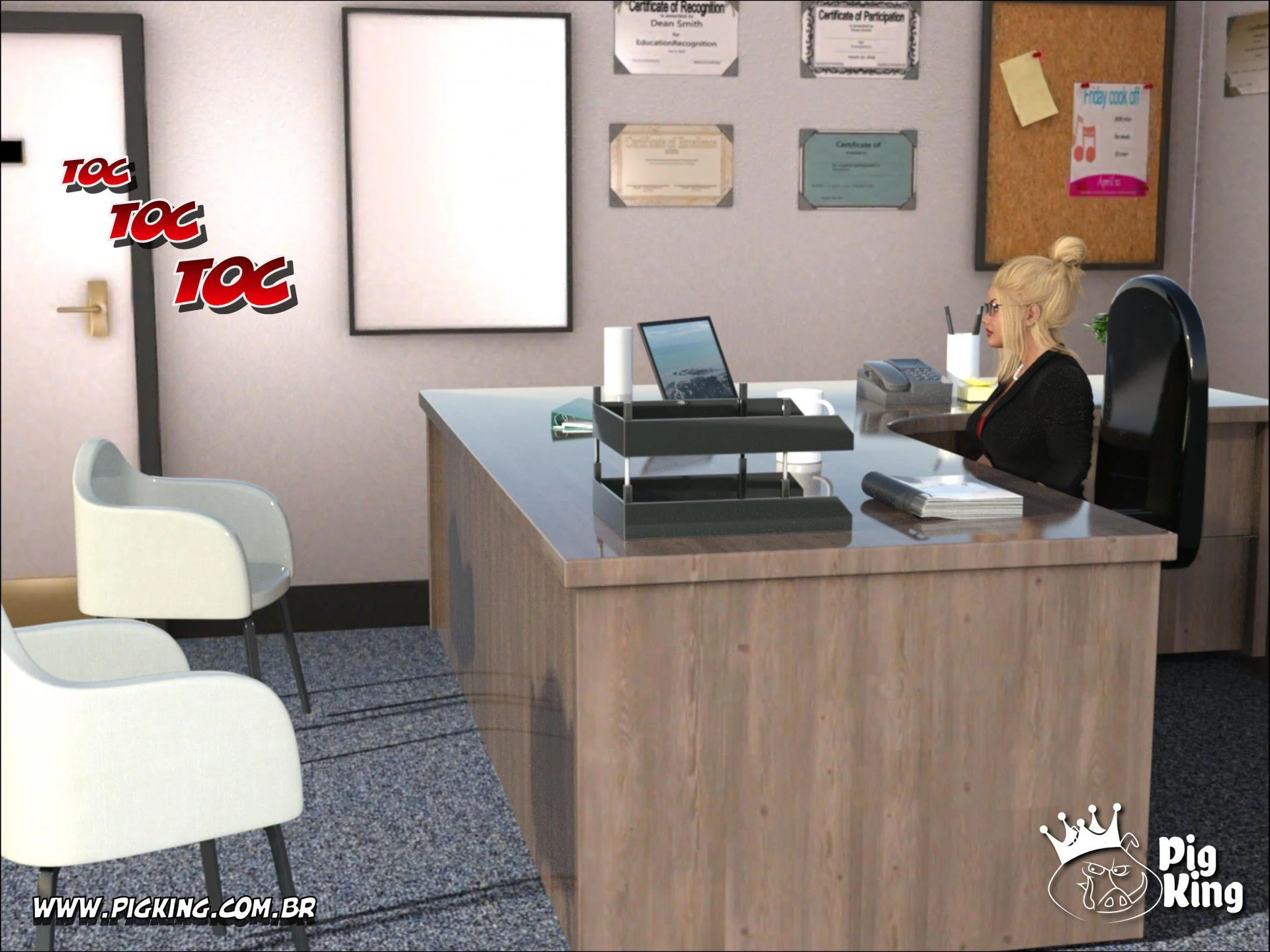 An Insatiable School Principle – Samira, Renan, Darlene [PigKing] 1 . An Insatiable School Principle - Samira - Chapter 1 [PigKing] – page 17