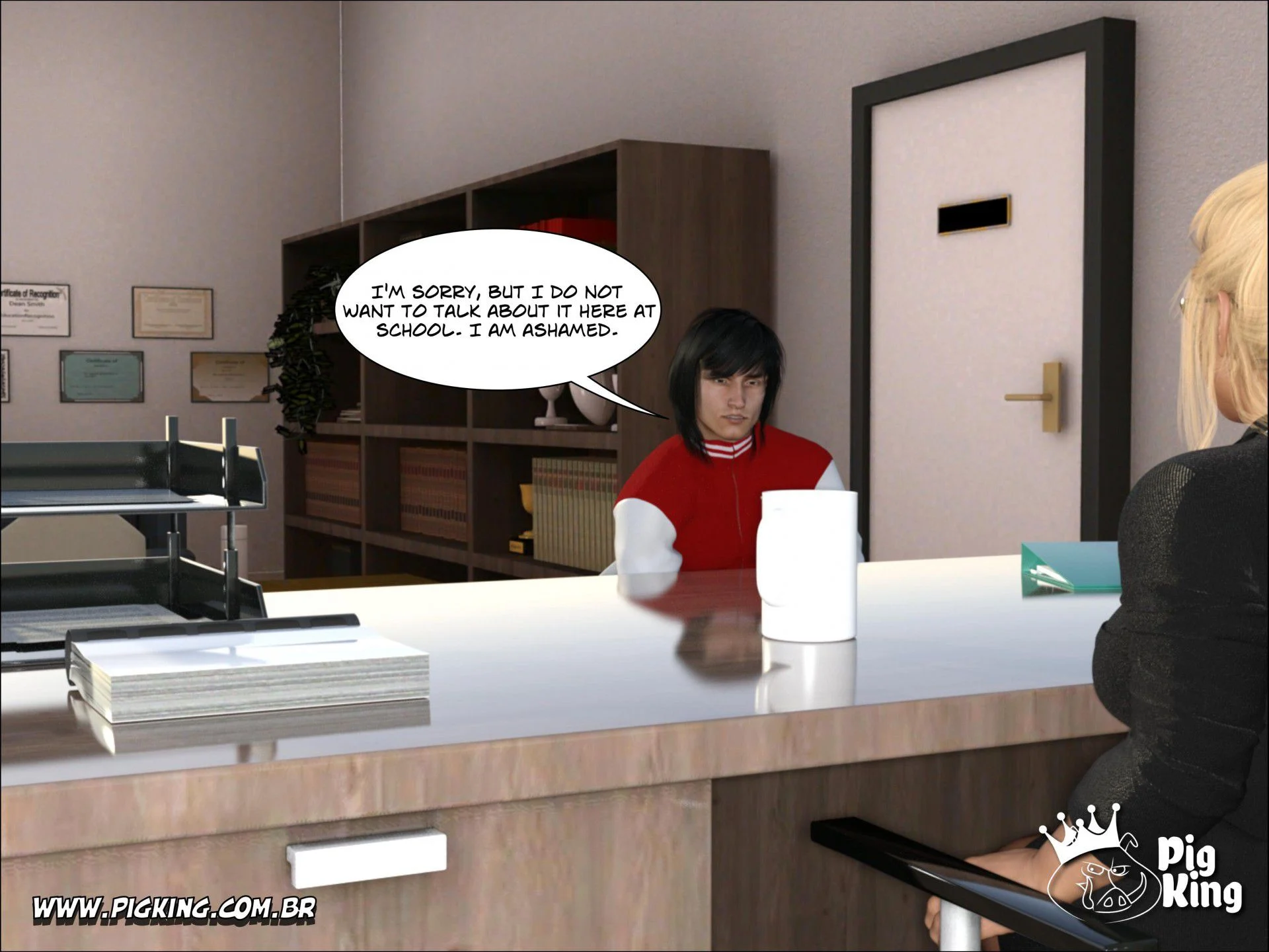 An Insatiable School Principle – Samira, Renan, Darlene [PigKing] 1 . An Insatiable School Principle - Samira - Chapter 1 [PigKing] – page 22