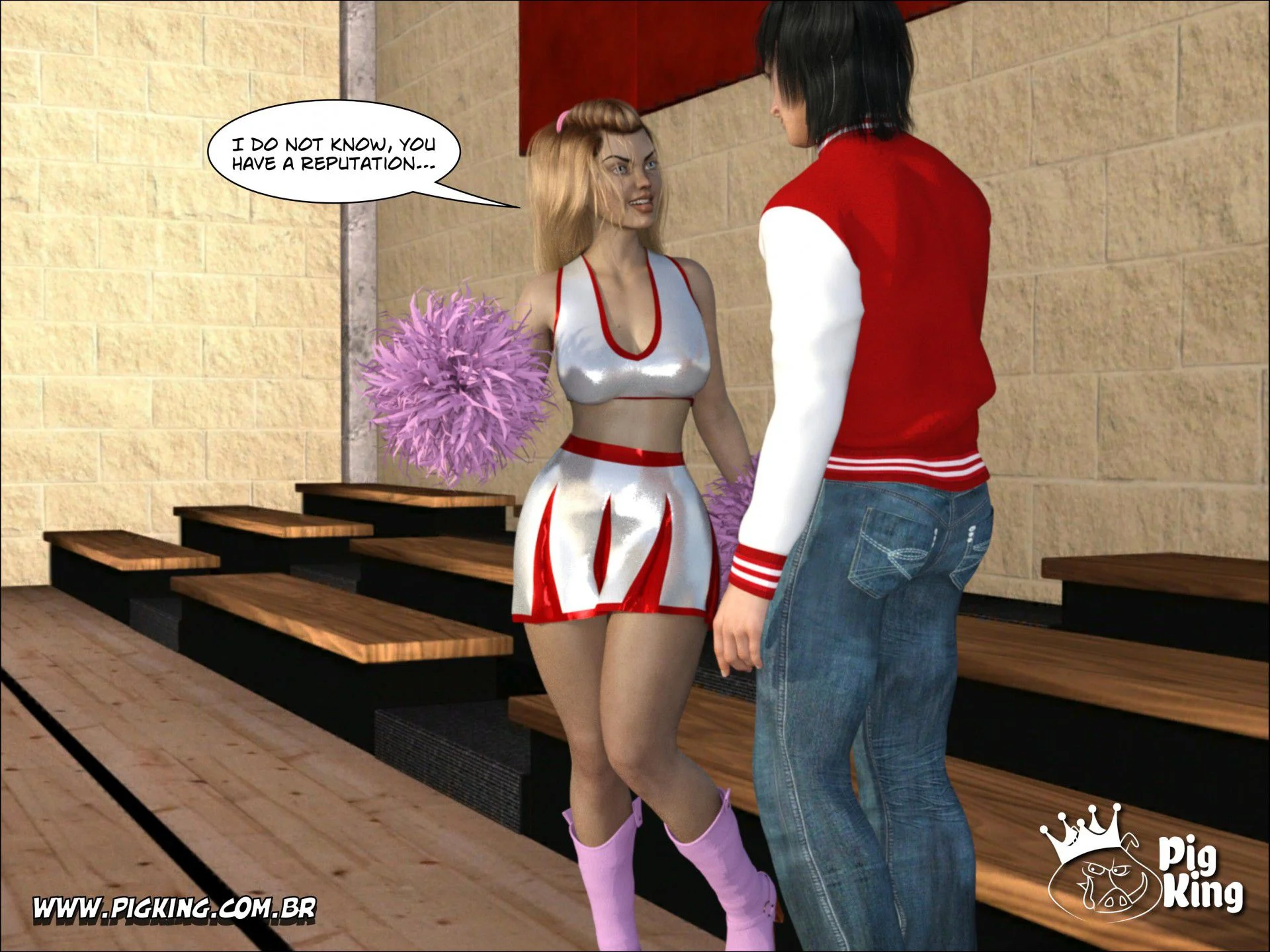 An Insatiable School Principle – Samira, Renan, Darlene [PigKing] 1 . An Insatiable School Principle - Samira - Chapter 1 [PigKing] – page 6