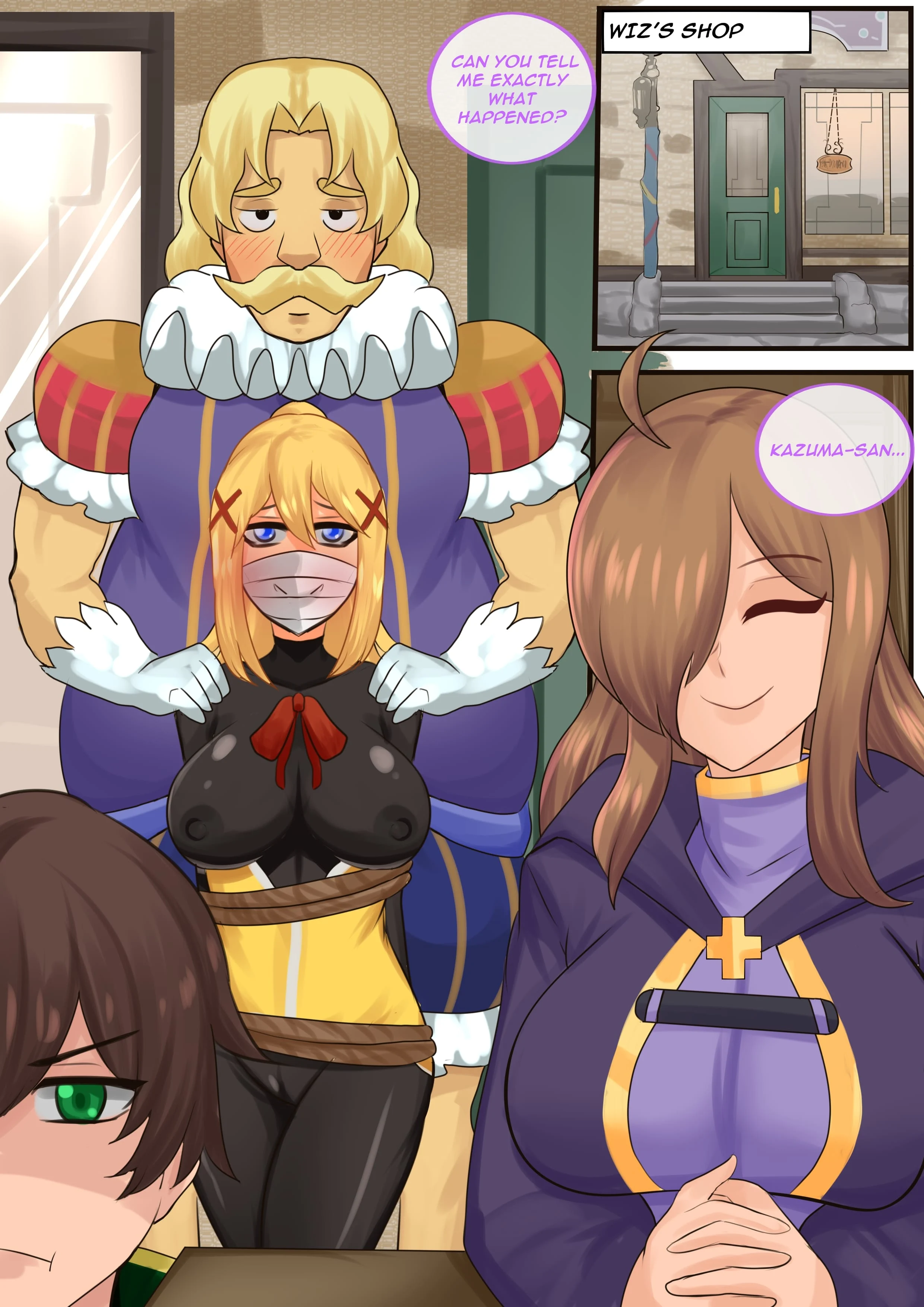 What A Wiz! (Kono Subarashii Sekai ni Shukufuku wo!) [TSFSingularity , BurningMoonWorks] 1 . What A Wiz! - Chapter 1 (Kono Subarashii Sekai ni Shukufuku wo!) [TSFSingularity , BurningMoonWorks] – page 2