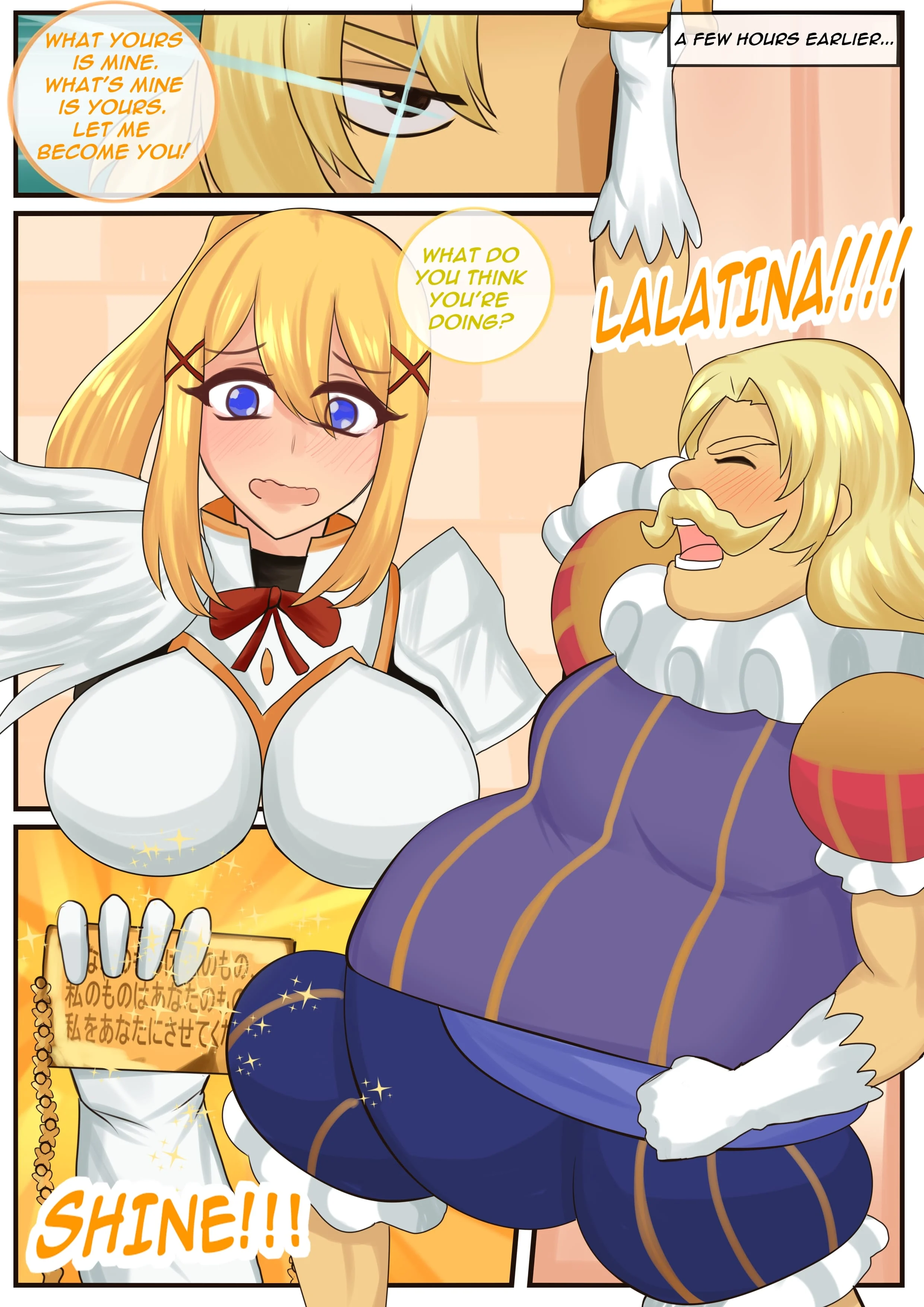 What A Wiz! (Kono Subarashii Sekai ni Shukufuku wo!) [TSFSingularity , BurningMoonWorks] 1 . What A Wiz! - Chapter 1 (Kono Subarashii Sekai ni Shukufuku wo!) [TSFSingularity , BurningMoonWorks] – page 4