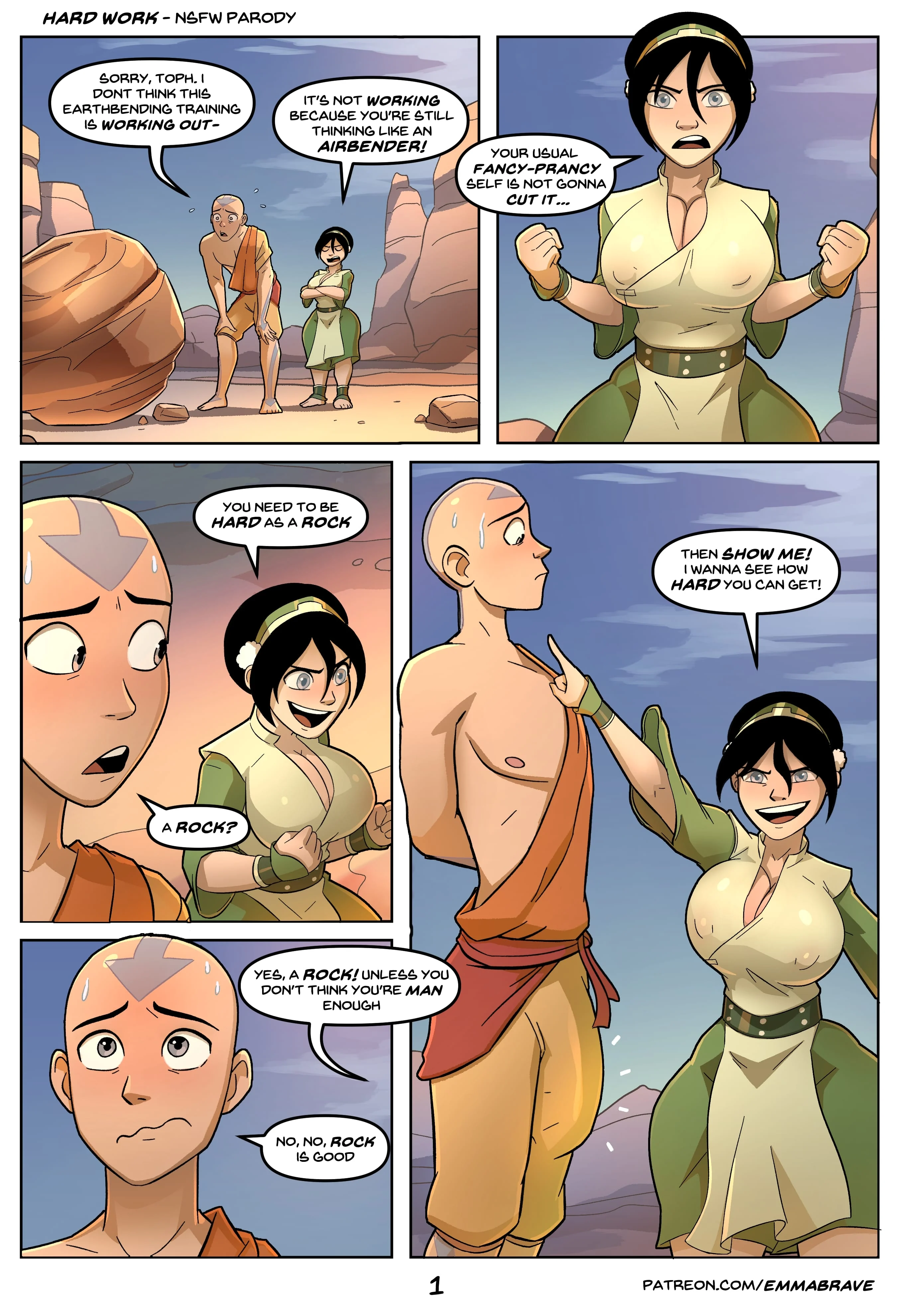 After Avatar (Avatar: The Last Airbender) [EmmaBrave] 4.5 . Hard Work - Chapter 4.5 (Avatar: The Last Airbender) [EmmaBrave] – page 1