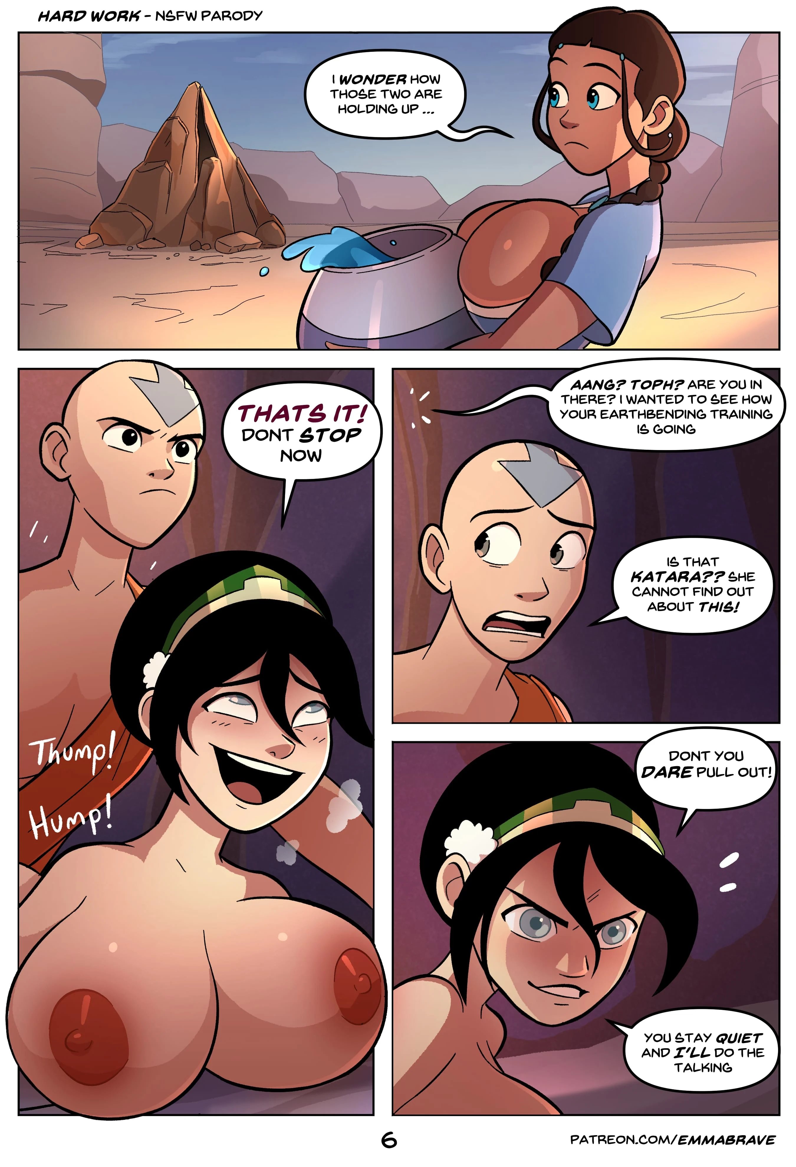 After Avatar (Avatar: The Last Airbender) [EmmaBrave] 4.5 . Hard Work - Chapter 4.5 (Avatar: The Last Airbender) [EmmaBrave] – page 6