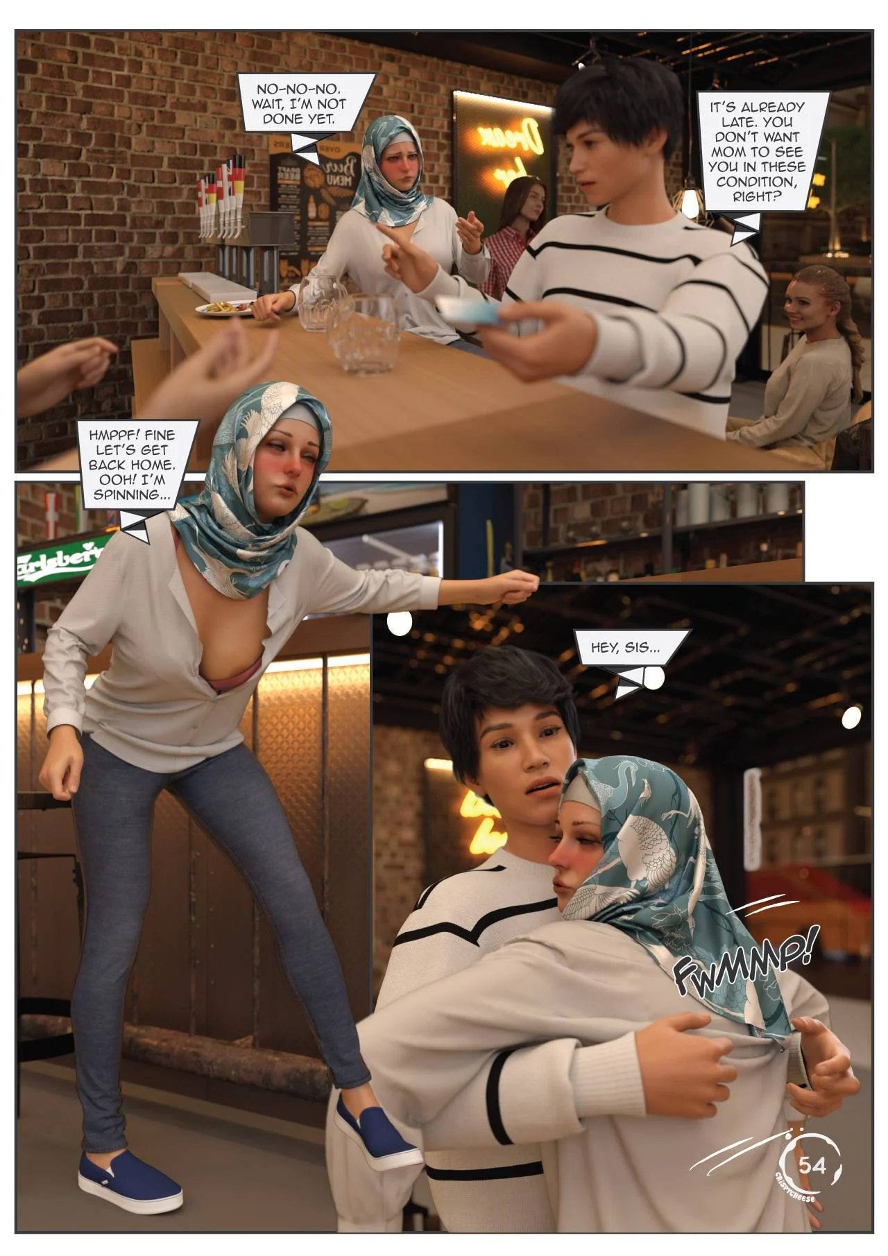 Blended Bonds [Crispy Cheese] 1 . Blended Bonds - Chapter 1 [Crispy Cheese] – page 55