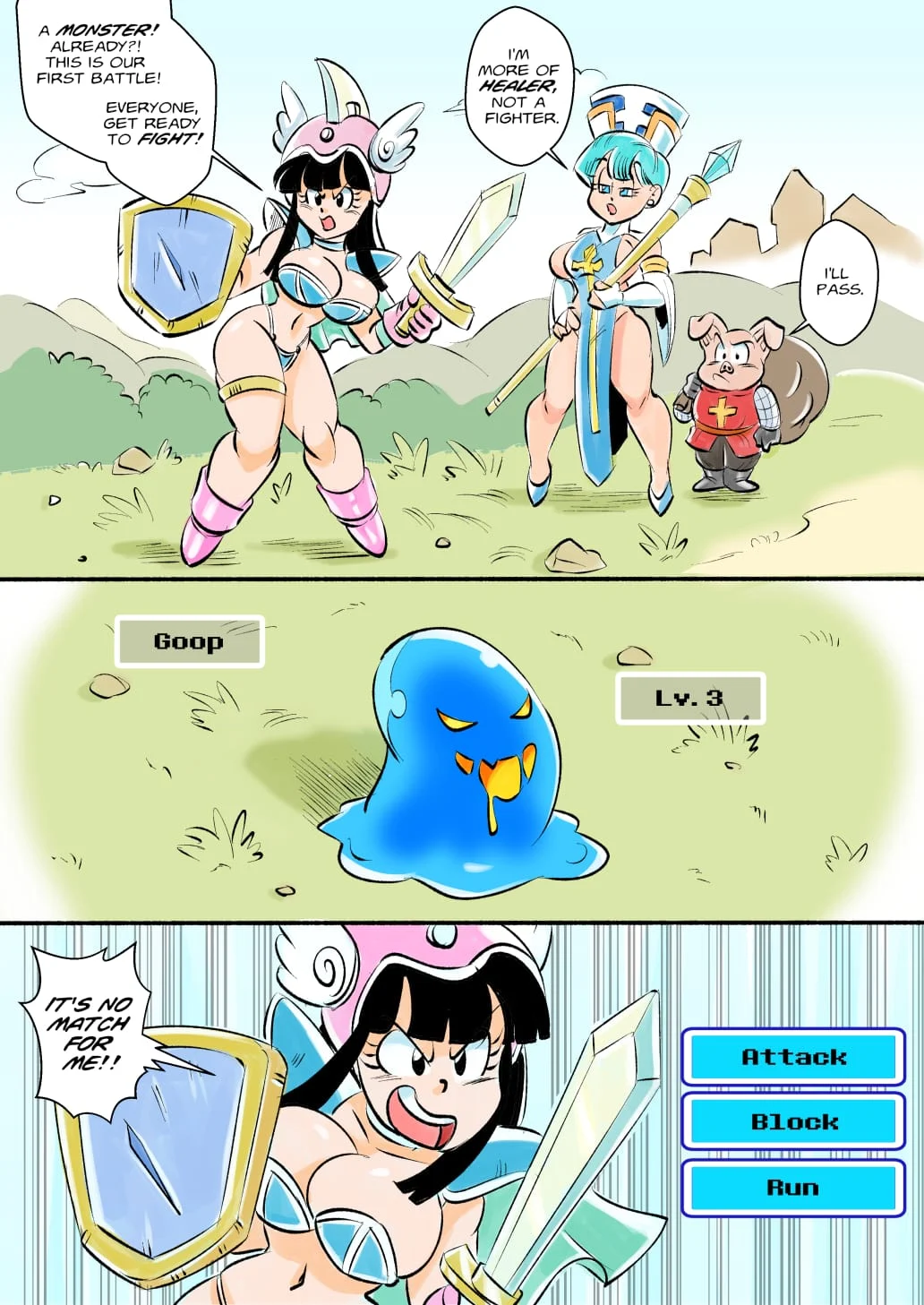 Dragon Ball Quest (Dragon Quest) [FunsexyDB] 1 . Dragon Ball Quest - Chapter 1 (Dragon Ball Z) [FunsexyDB] – page 2