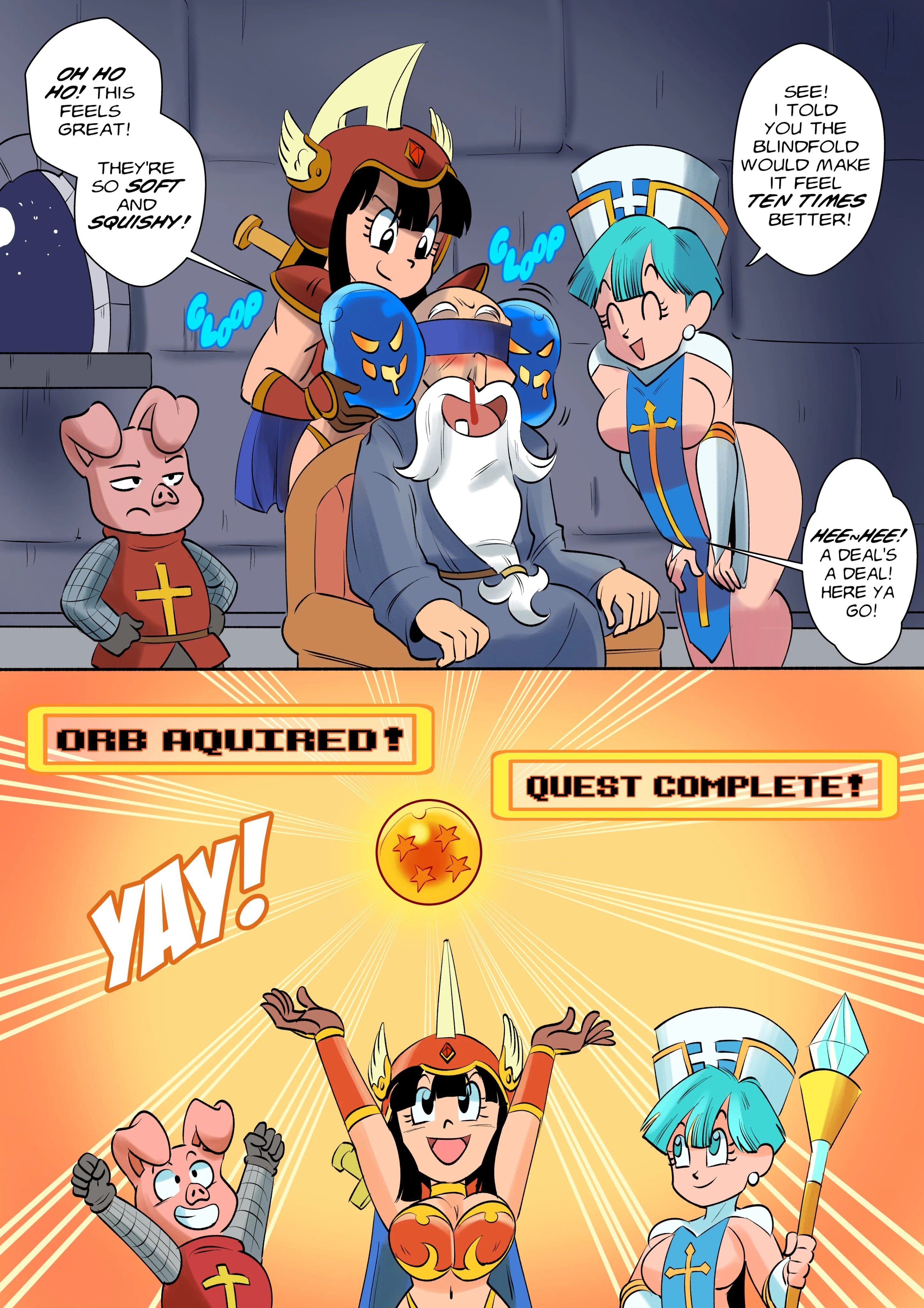 Dragon Ball Quest (Dragon Quest) [FunsexyDB] 1 . Dragon Ball Quest - Chapter 1 (Dragon Ball Z) [FunsexyDB] – page 28