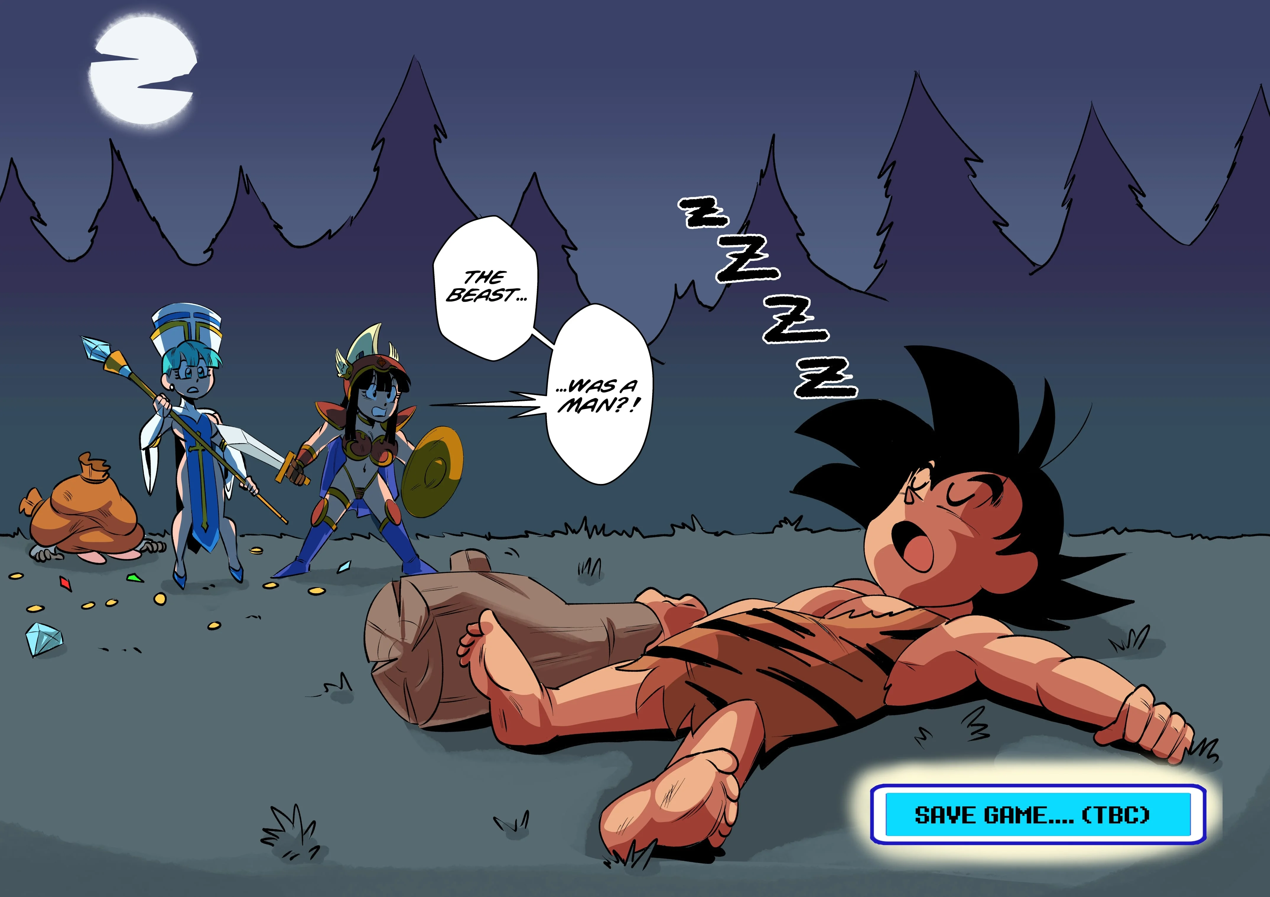 Dragon Ball Quest (Dragon Quest) [FunsexyDB] 1 . Dragon Ball Quest - Chapter 1 (Dragon Ball Z) [FunsexyDB] – page 40