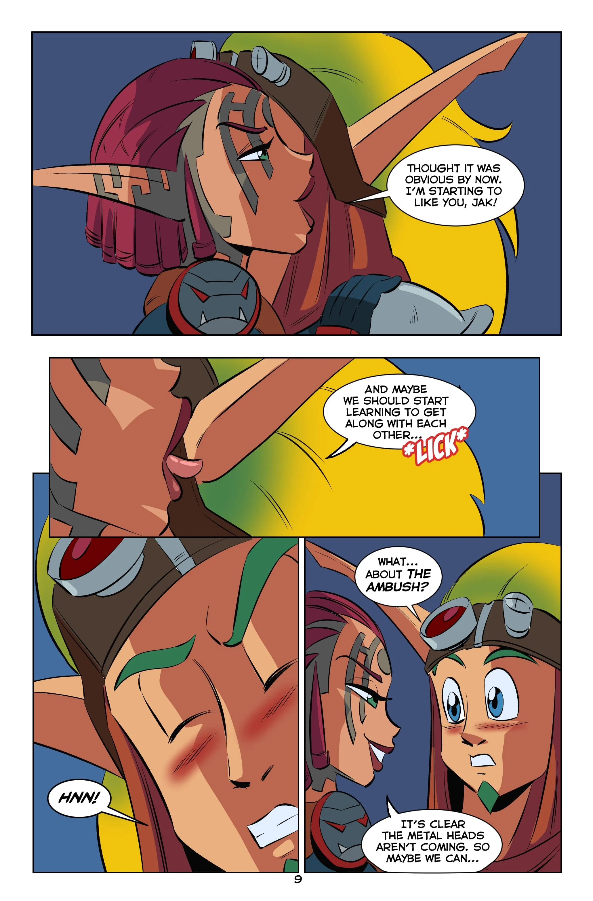 Jak and Ashelin: Stakeout [FunsexyDB] 1 . Jak and Ashelin: Stakeout - Chapter 1 [FunsexyDB] – page 10