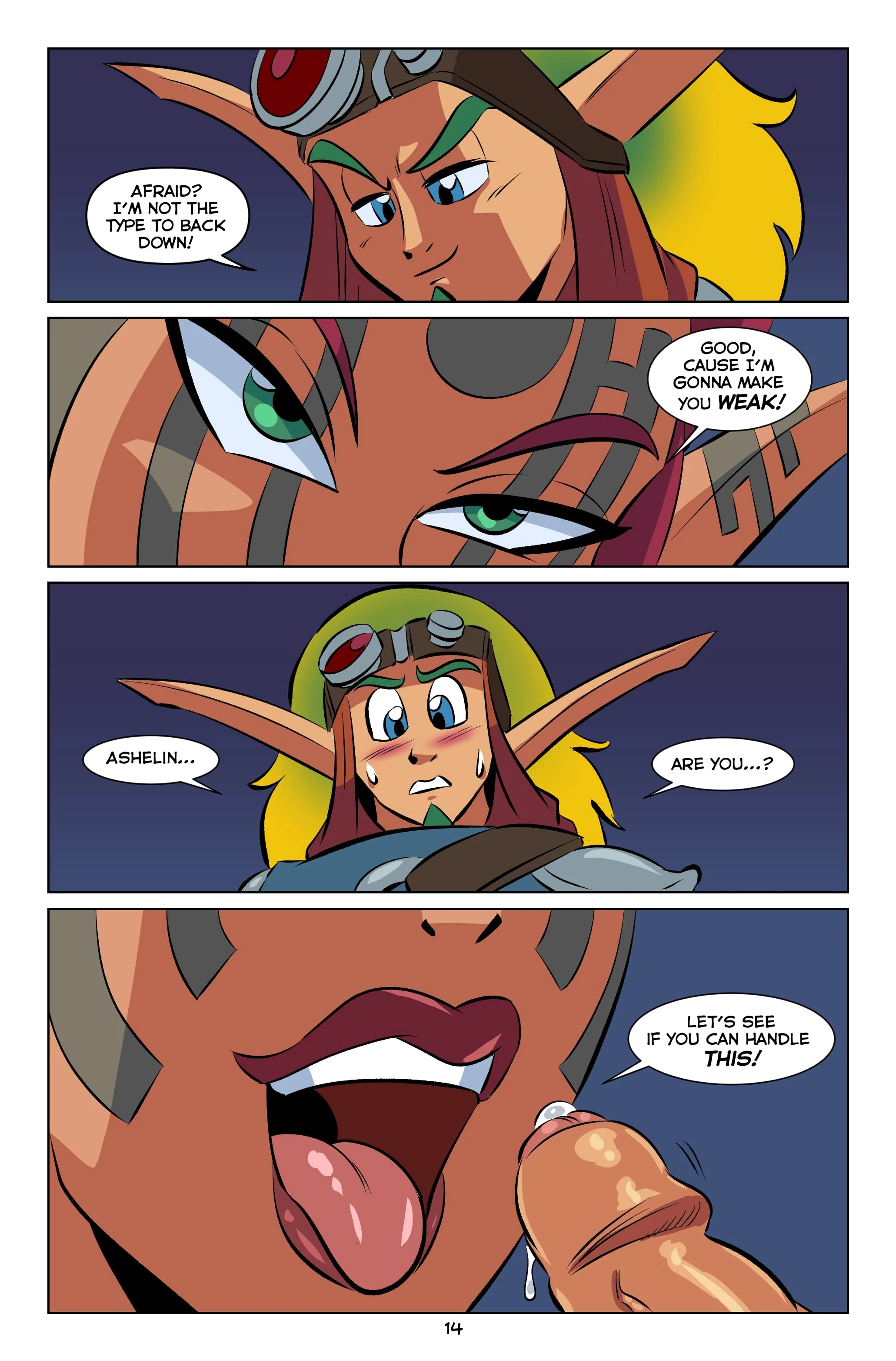 Jak and Ashelin: Stakeout [FunsexyDB] 1 . Jak and Ashelin: Stakeout - Chapter 1 [FunsexyDB] – page 15