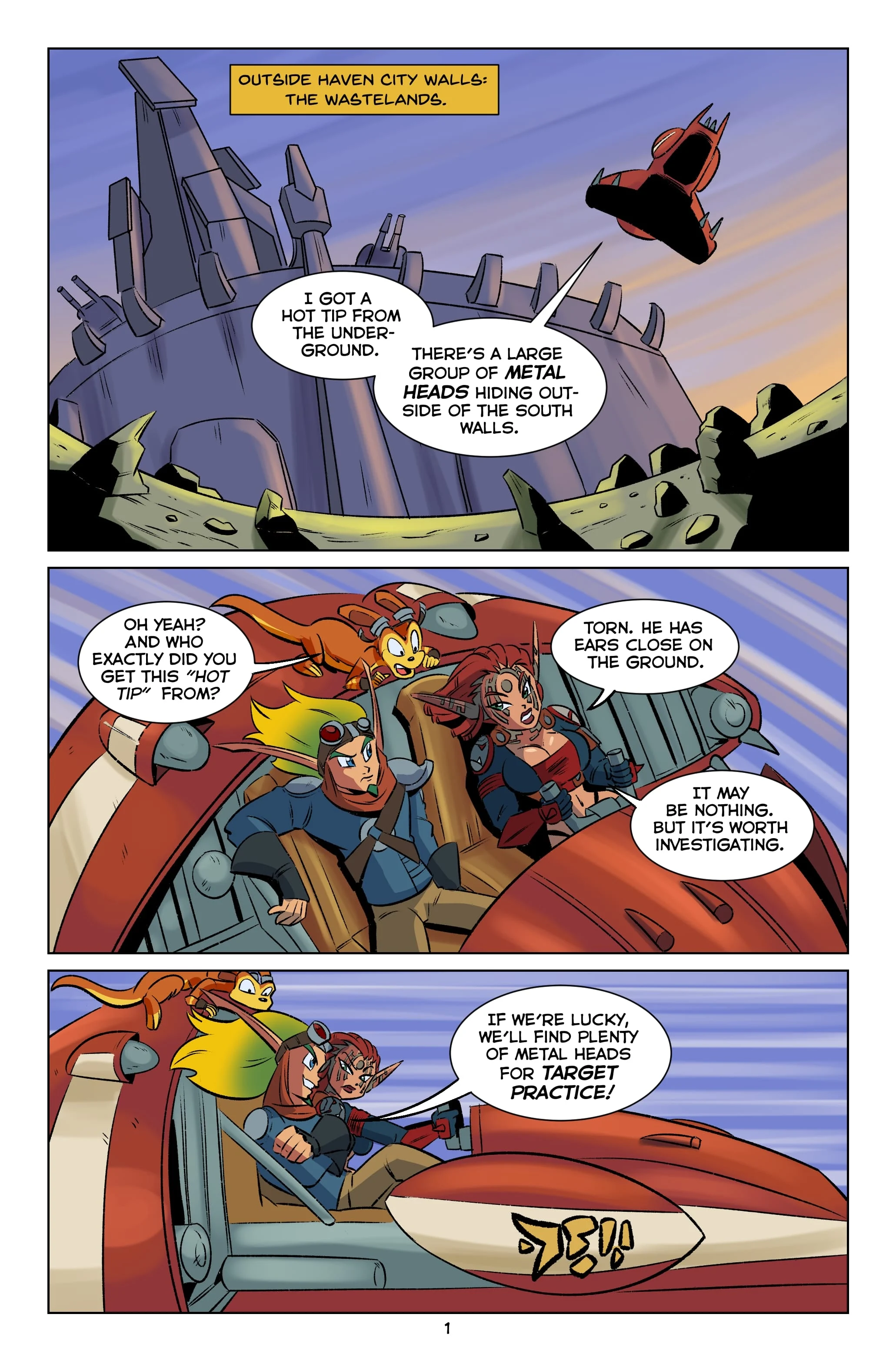 Jak and Ashelin: Stakeout [FunsexyDB] 1 . Jak and Ashelin: Stakeout - Chapter 1 [FunsexyDB] – page 2